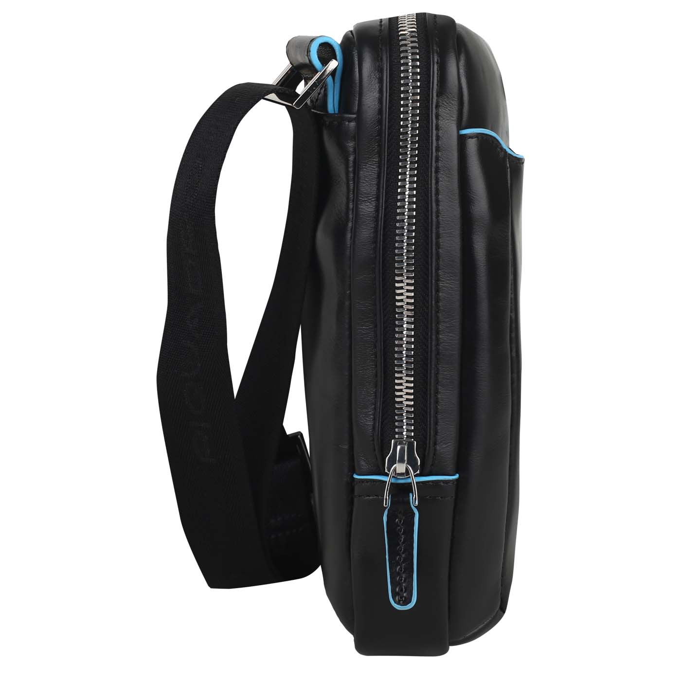 Кожаная сумка через плечо Piquadro Blue square