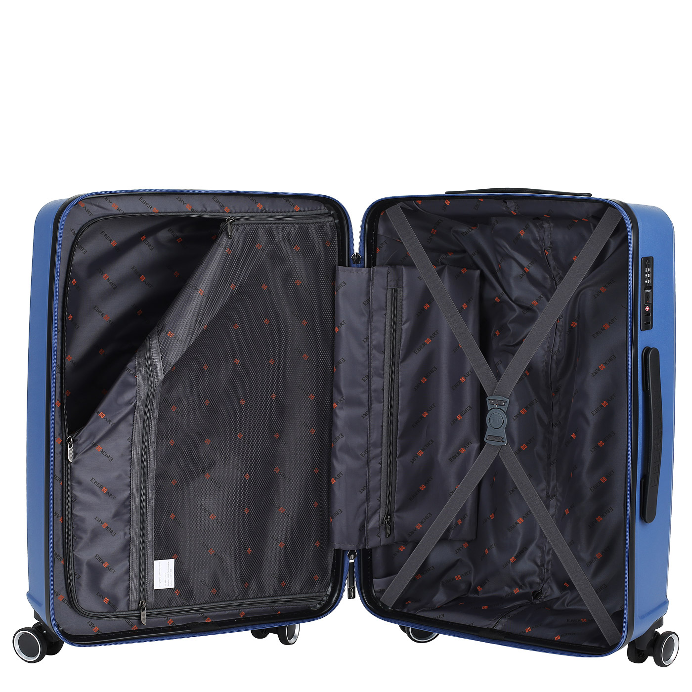 Чемодан средний M из полипропилена Eberhart Vector