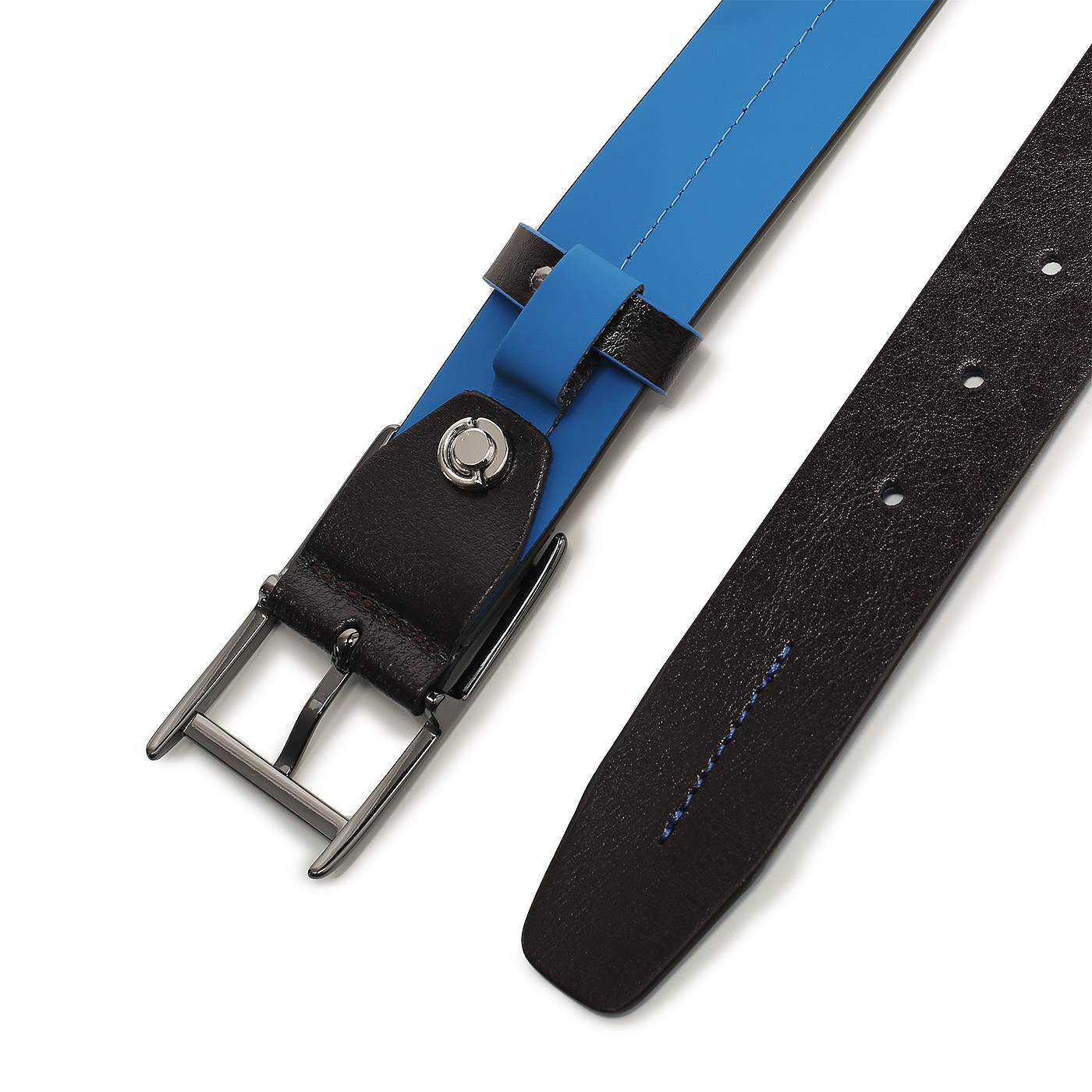 Ремень из натуральной кожи Piquadro Blue square