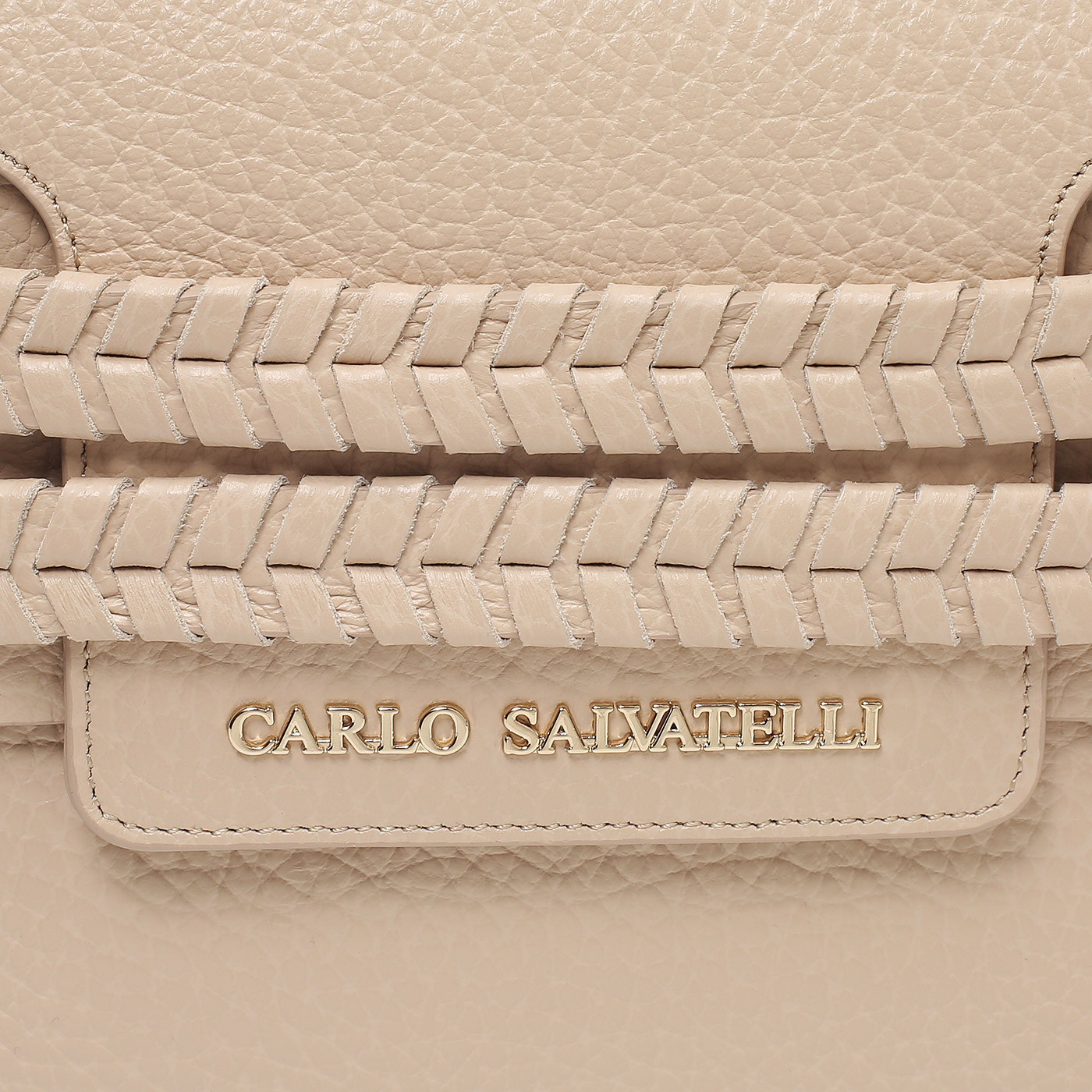 Кожаная сумка Carlo Salvatelli Charlotte cervino