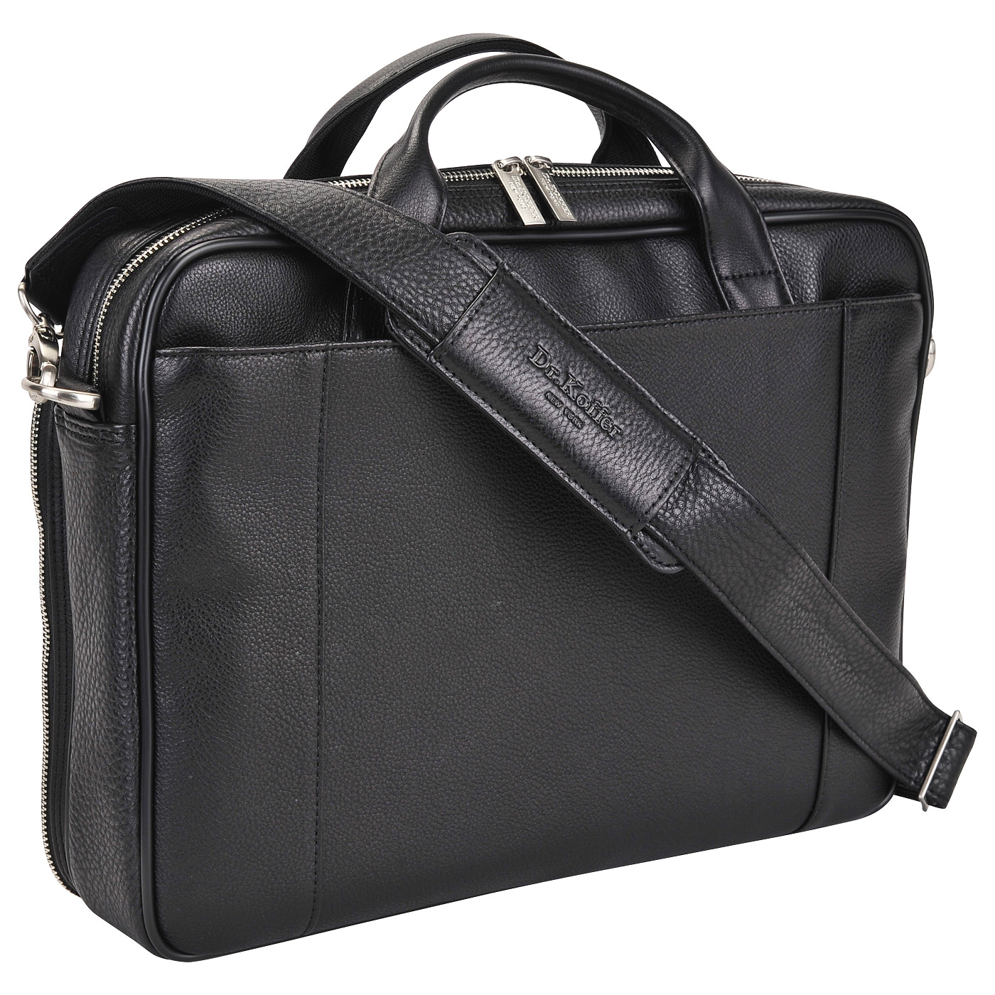 Мужская кожаная деловая сумка Dr. Koffer 