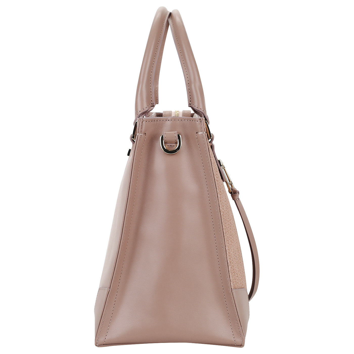 Сумка из кожи и замши Aurelli 