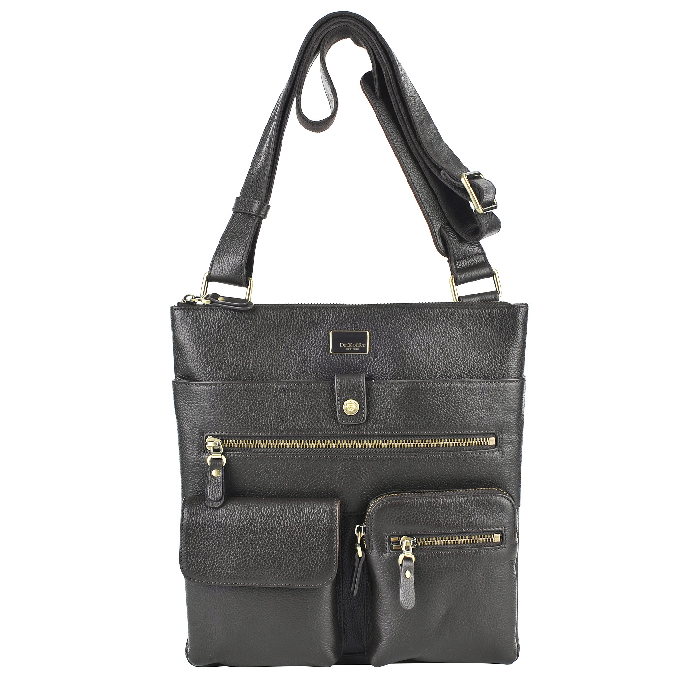 Dr. Koffer Мужская кожаная сумка через плечо