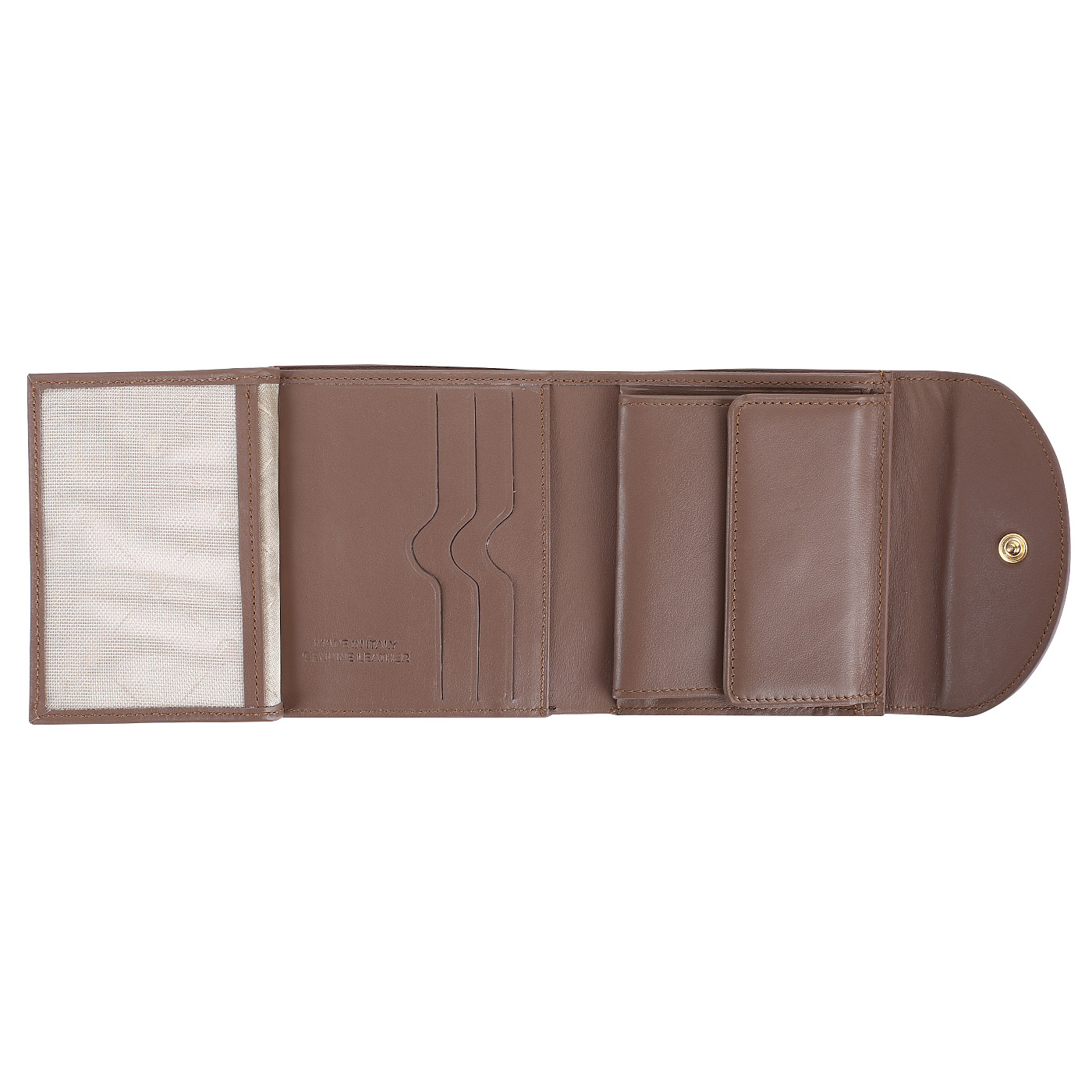 Кожаное складное женское портмоне Chatte Tiffany