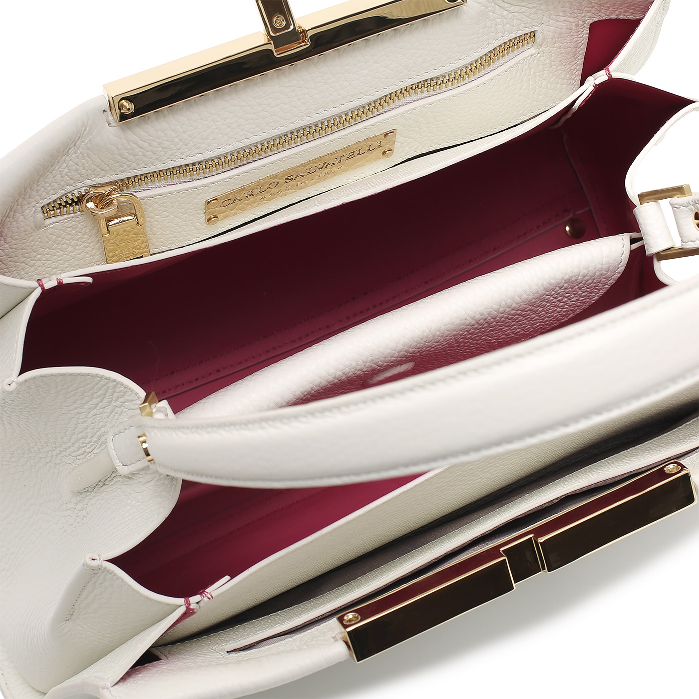 Кожаная сумка Carlo Salvatelli Josephine gemma