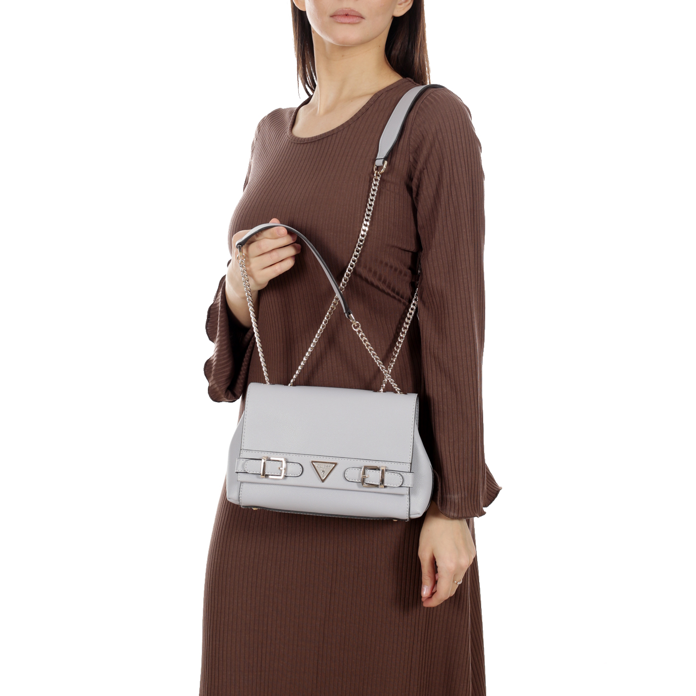 Сумка с ручками-цепочками Guess Eco Ali Convertible