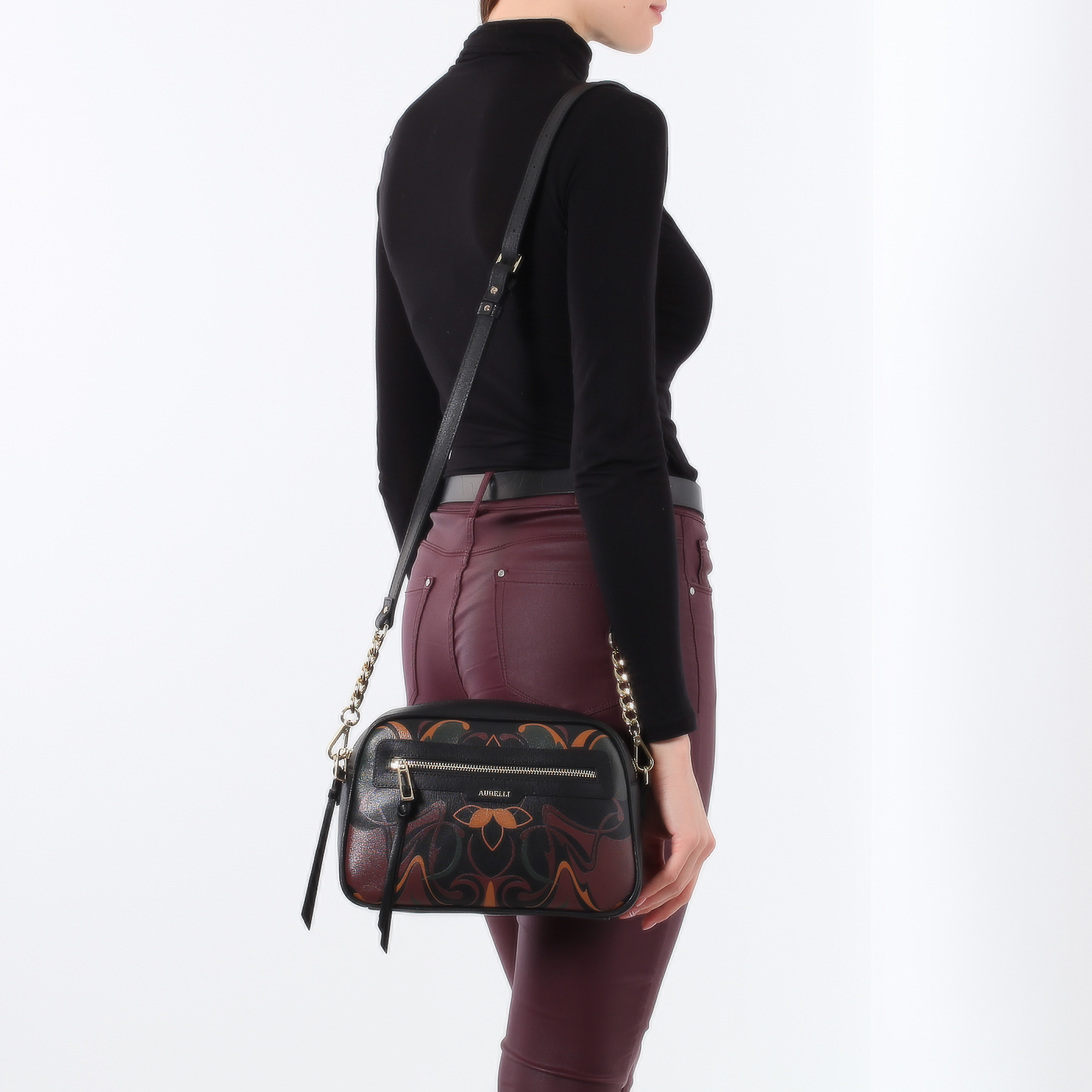 Сумка из сафьяна Aurelli 