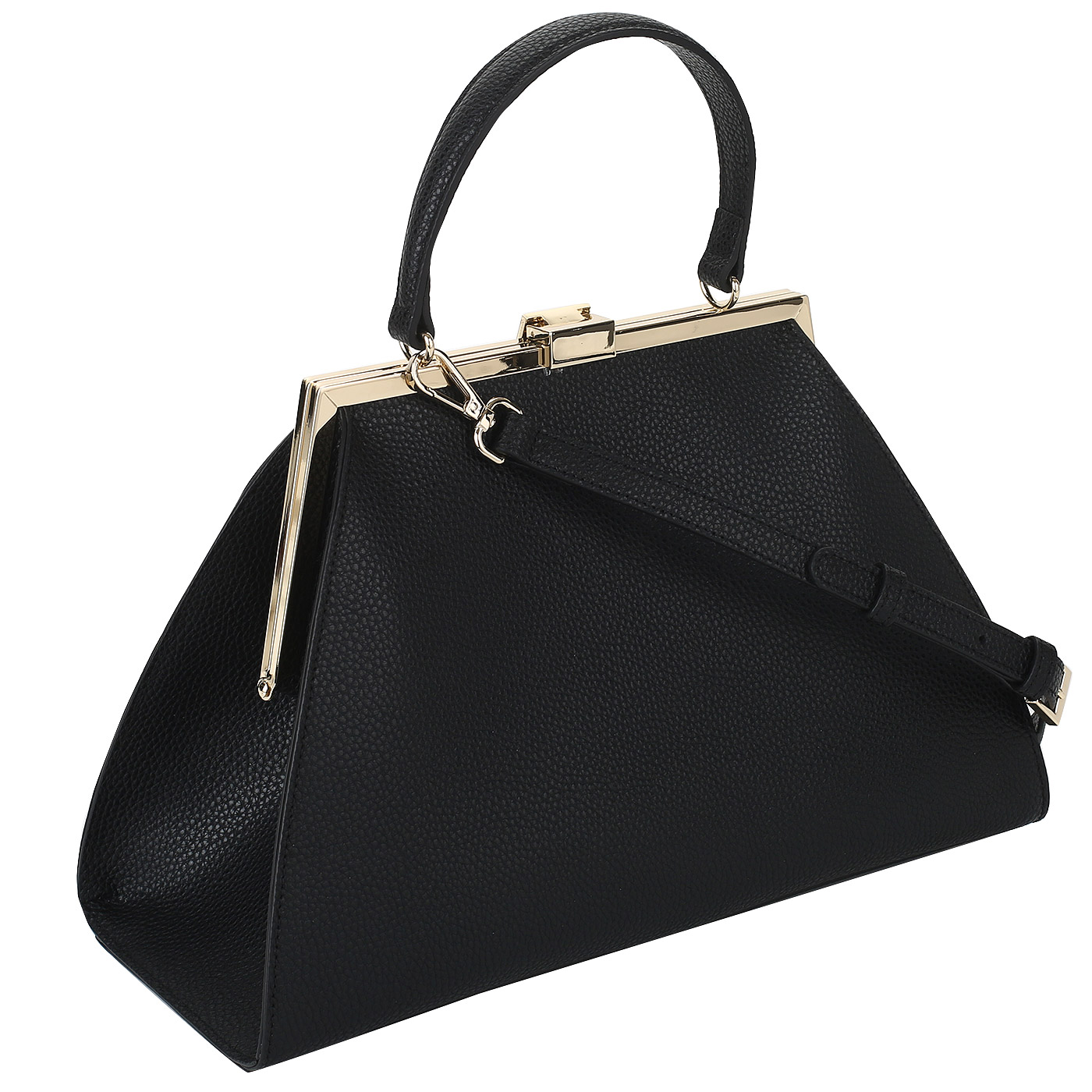 Черная сумка с плечевым ремешком Cromia Mina