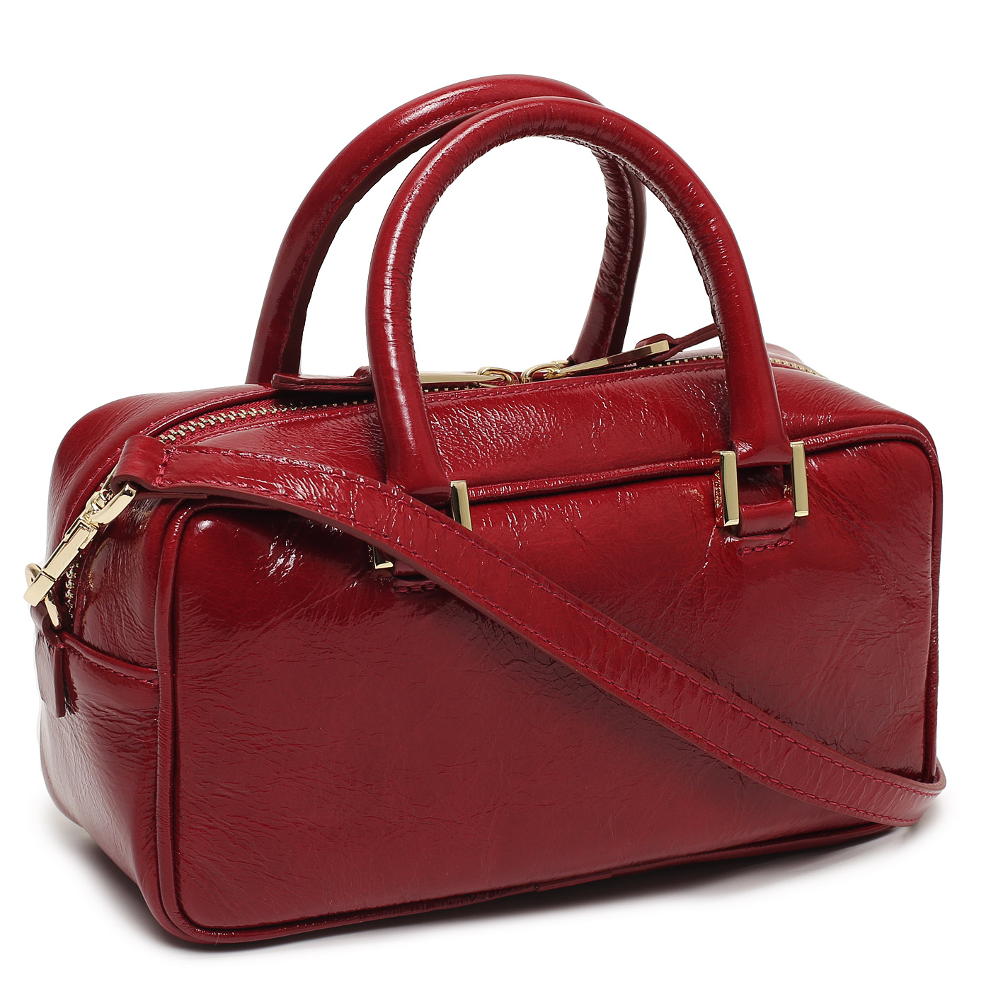 Кожаная сумка Christian Villa Athene Vernice