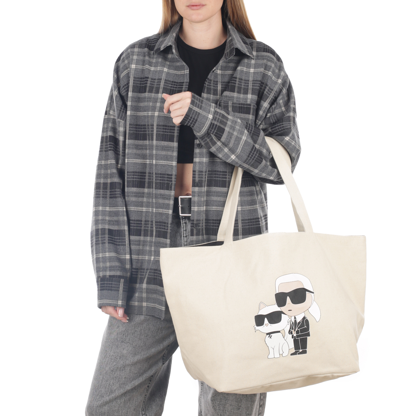 Текстильная сумка Karl Lagerfeld Ikonik 2.0