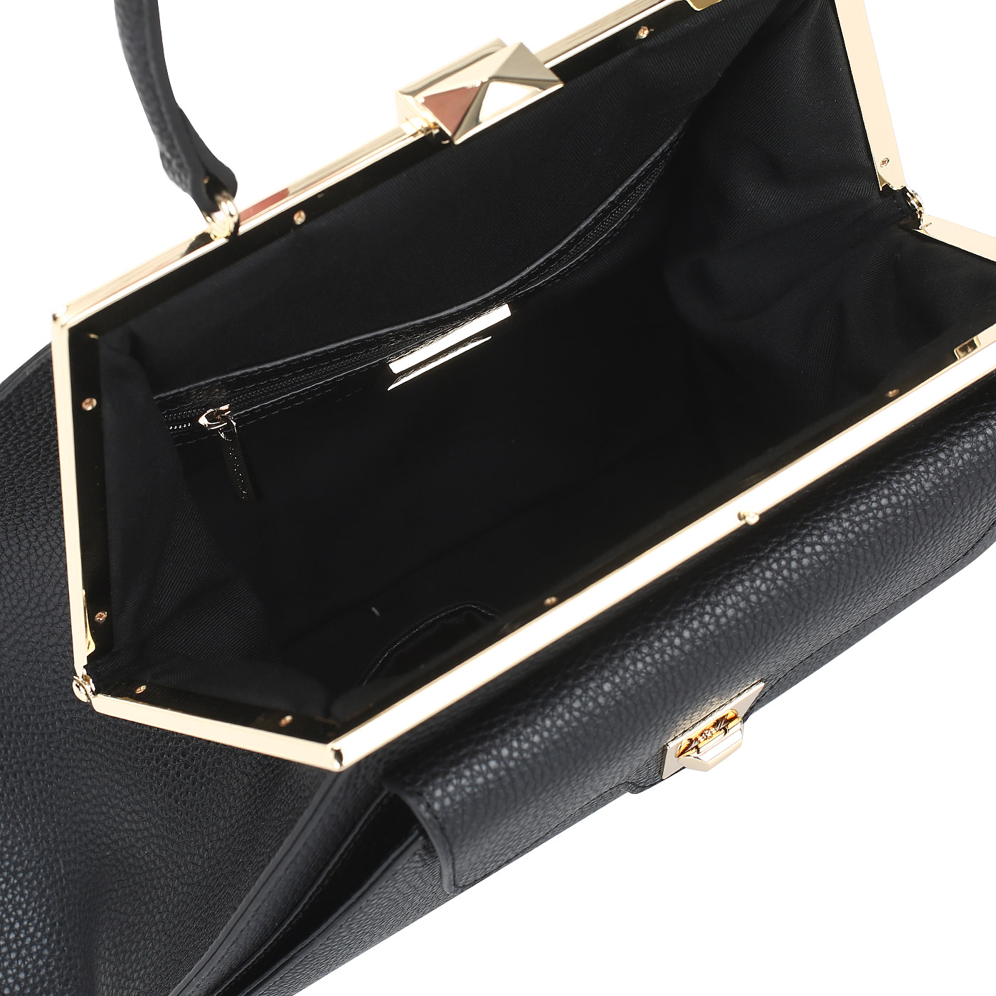 Черная сумка с плечевым ремешком Cromia Mina