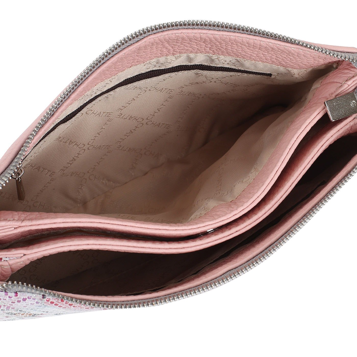 Мягкая сумочка с тремя отделами Chatte Lille