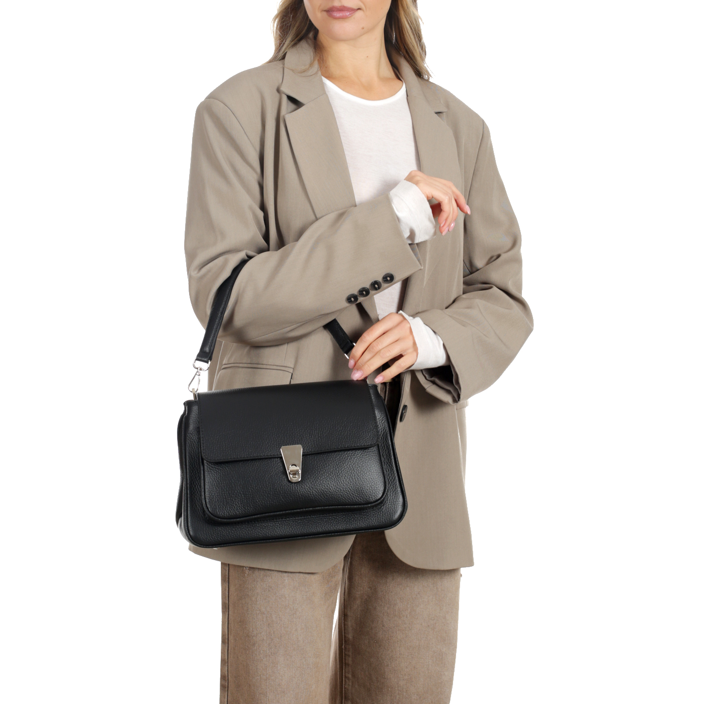 Кожаная сумка Chatte Marseille