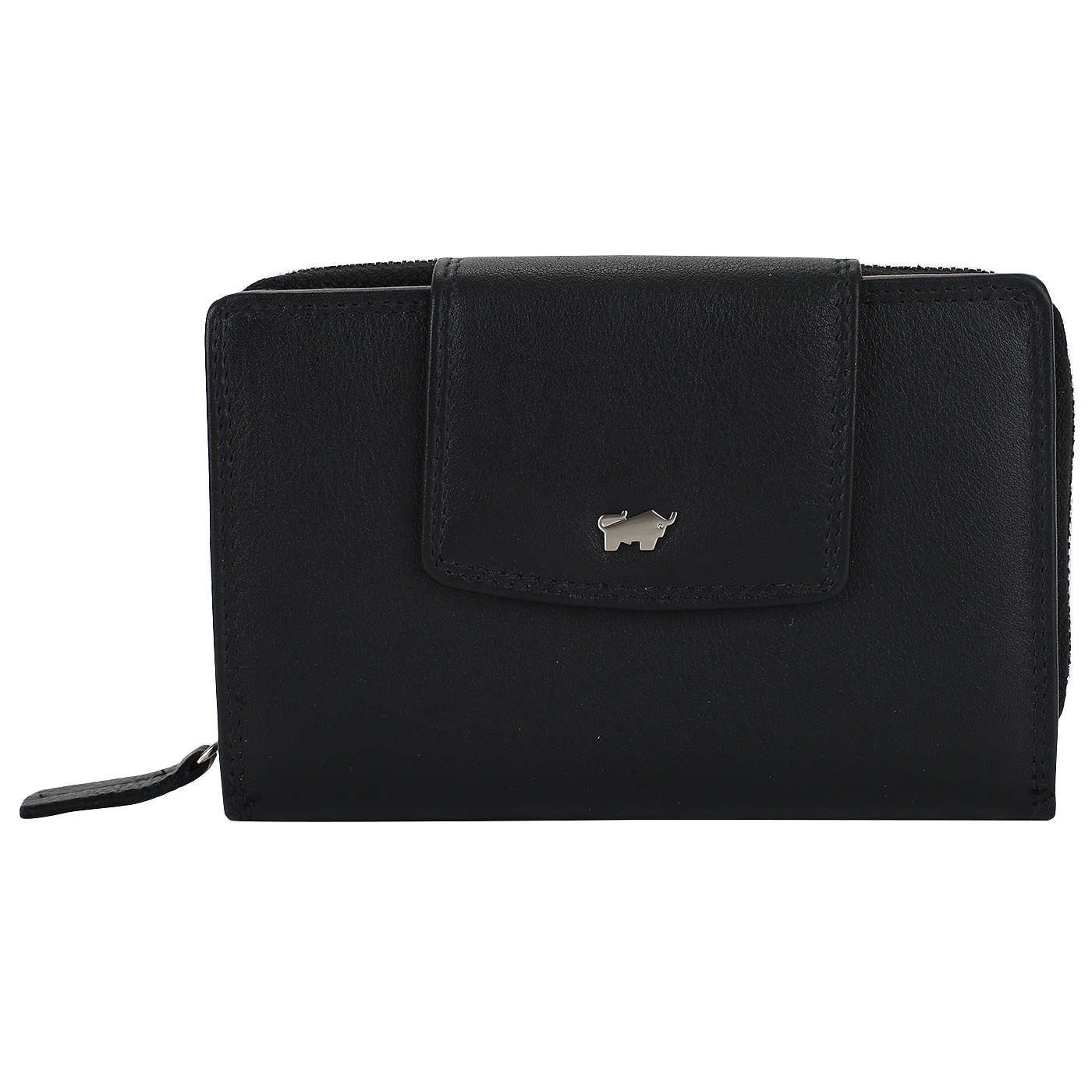 Braun Buffel Портмоне из гладкой черной кожи