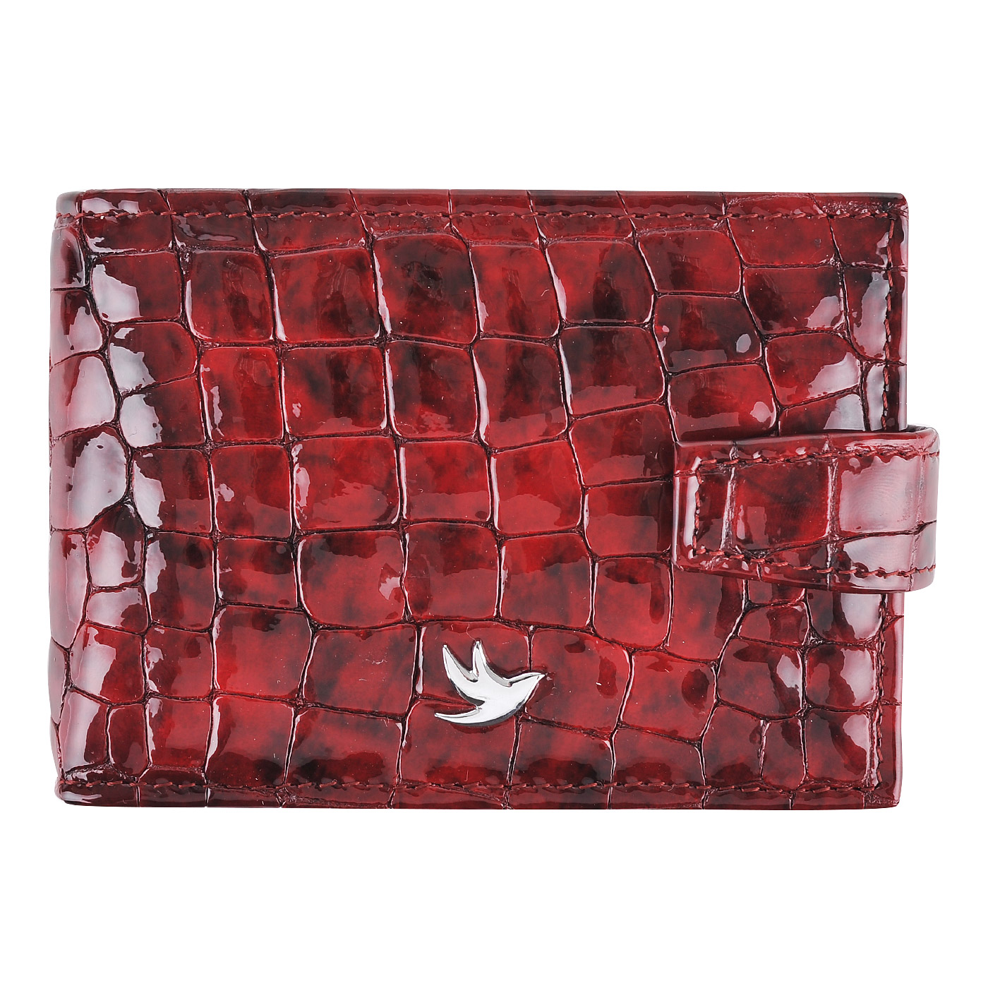 Aurelli Визитница с отделкой под крокодиловую кожу