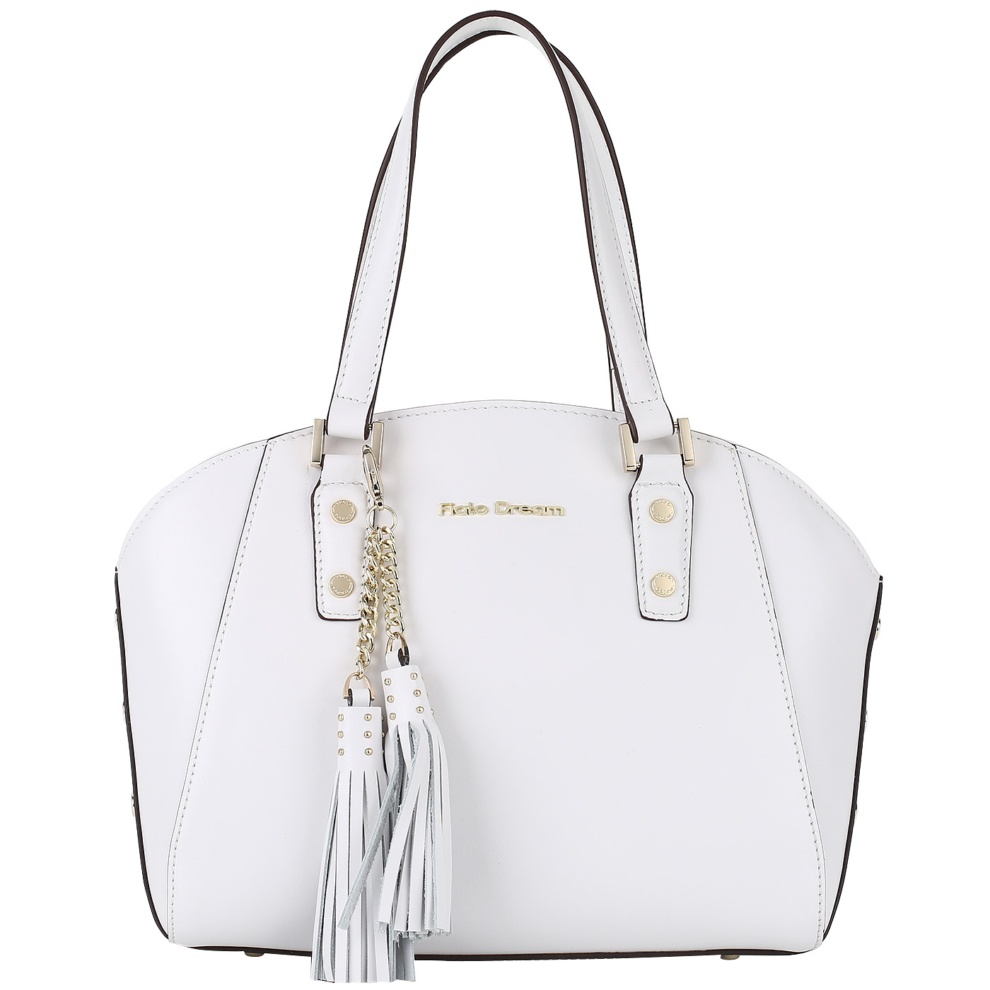 Fiato Dream Женская сумка из белой кожи