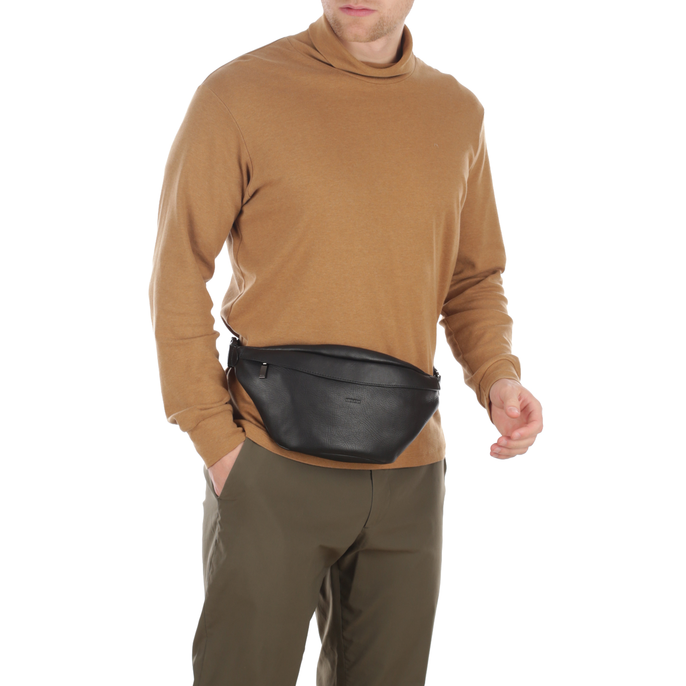 Кожаная сумка на пояс Stevens 