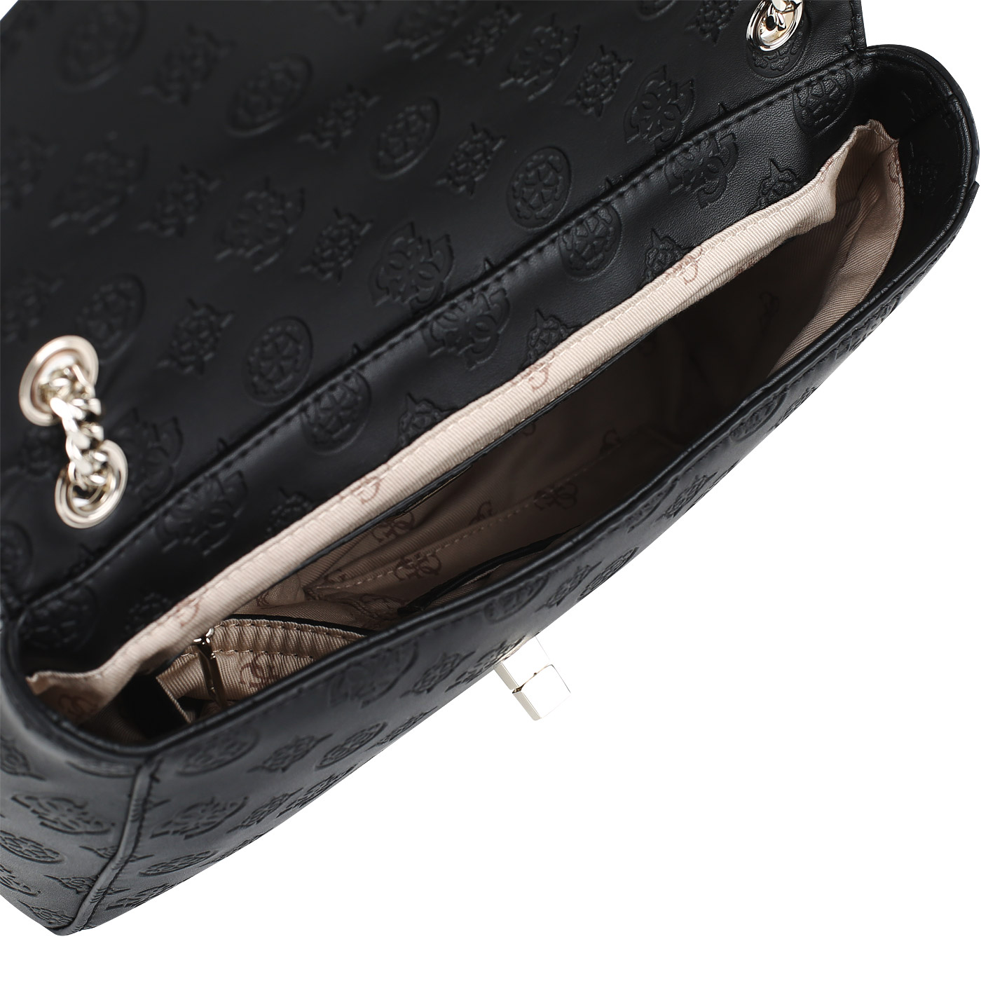 Тисненая мягкая сумка Guess Peony Classic