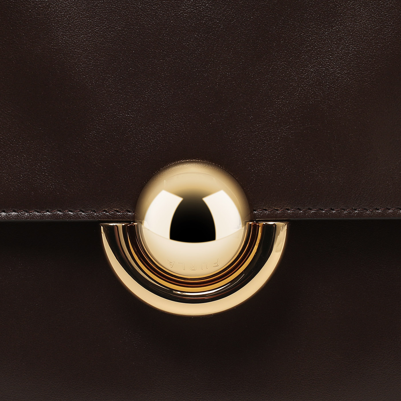 Кожаная сумка Furla Domus