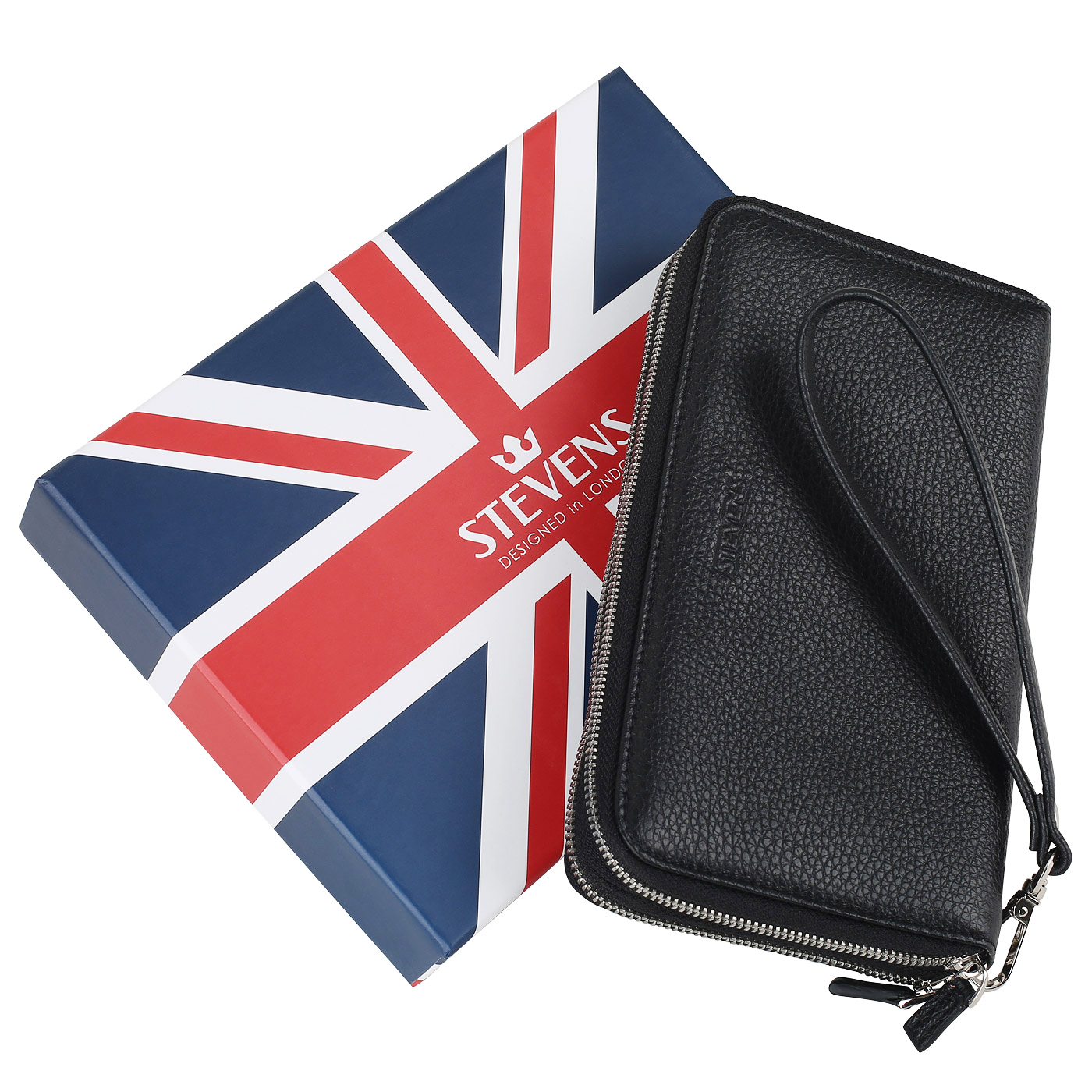 Мужской клатч с двумя отделами Stevens 