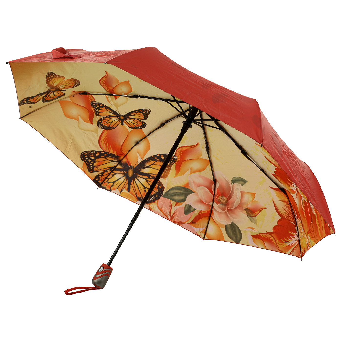 Автоматический зонт с принтом Raindrops 