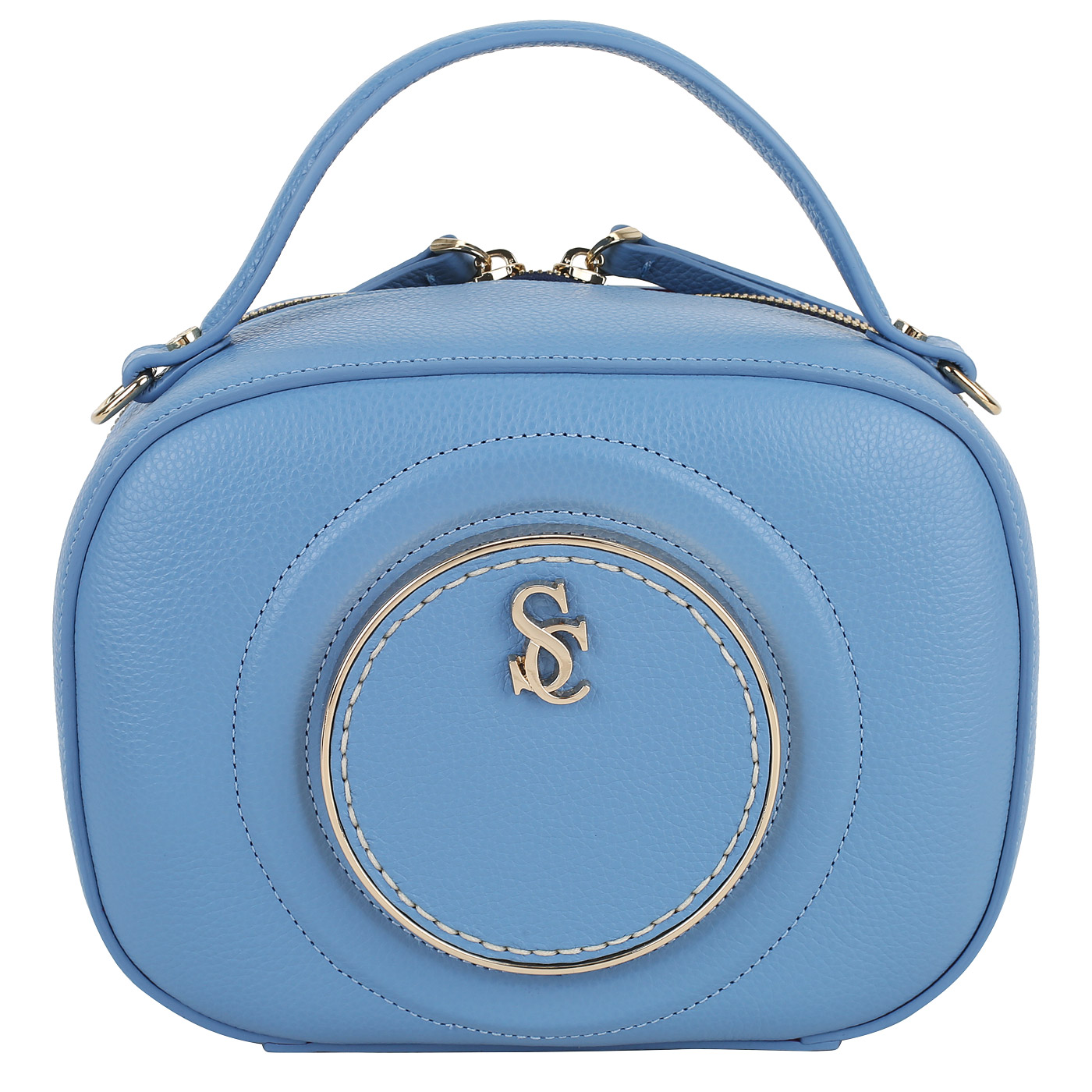 Carlo Salvatelli Кожаная сумка с цепочкой