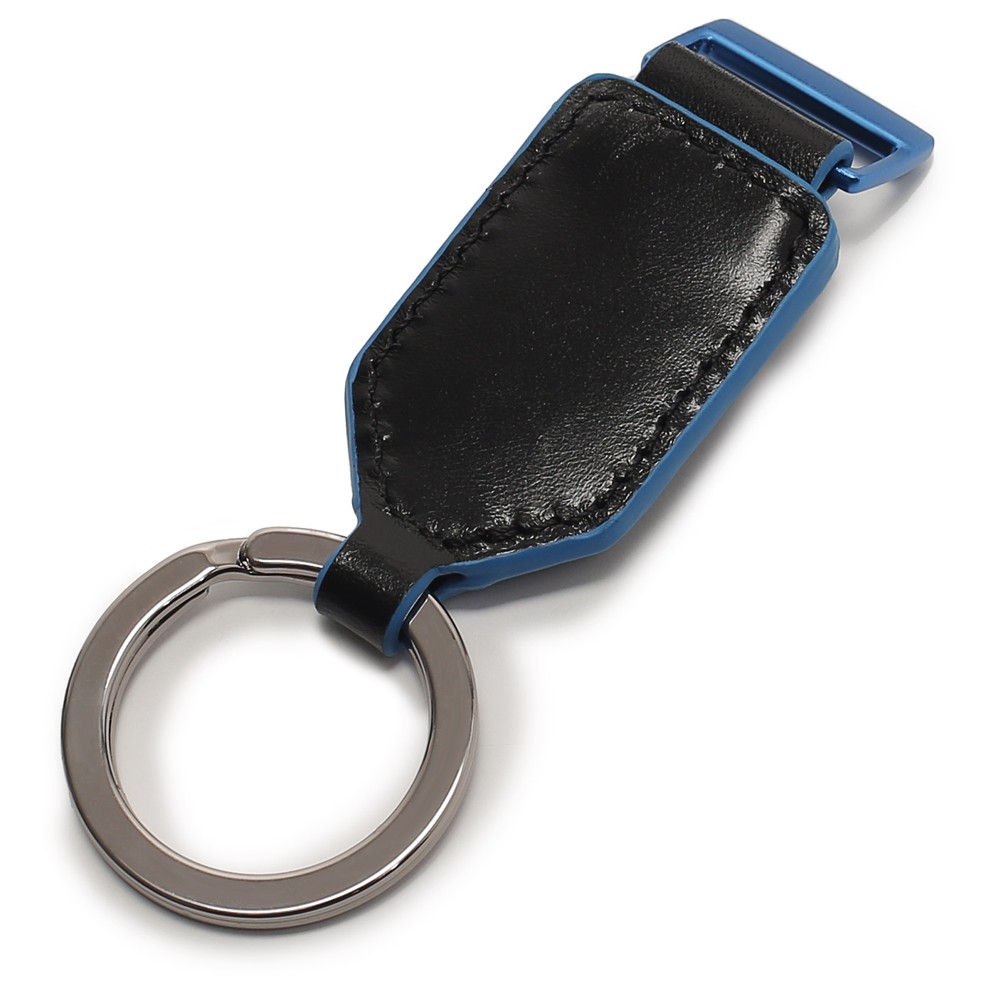 Кожаный брелок Piquadro Blue square