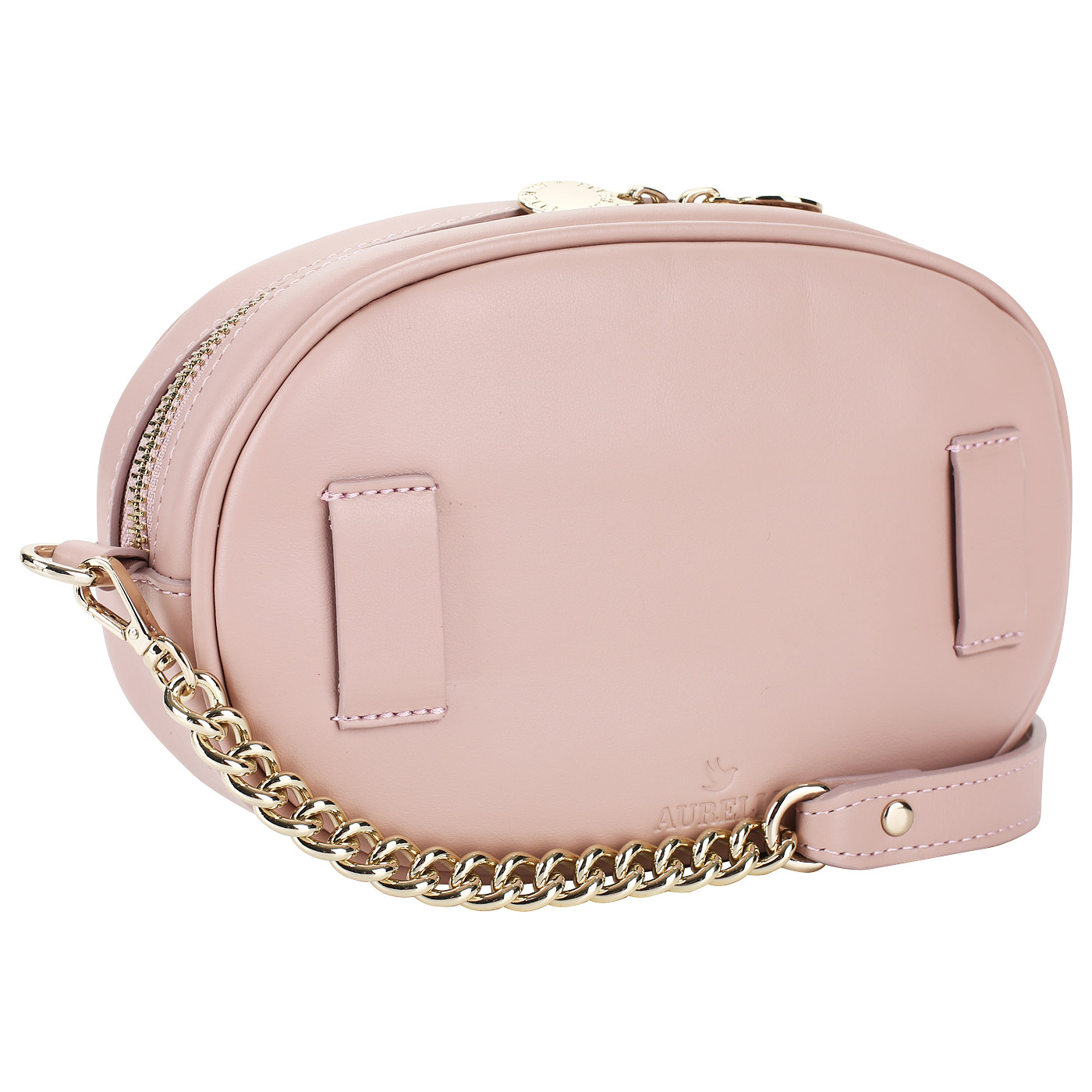 Овальная сумочка с поясным ремнем Aurelli Shine