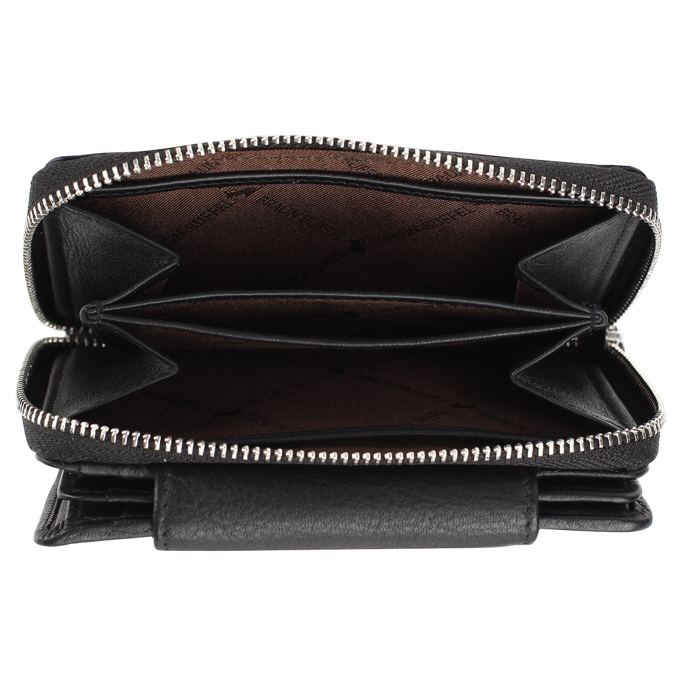 Черное кожаное портмоне Braun Buffel Miami