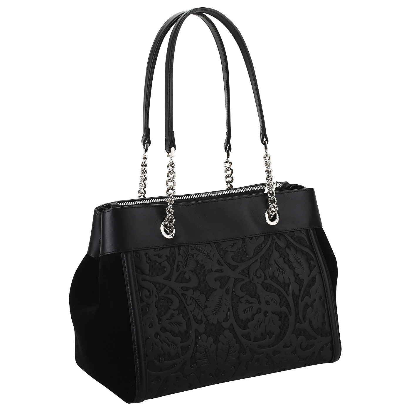 Комбинированная сумка с тремя отделами Aurelli 