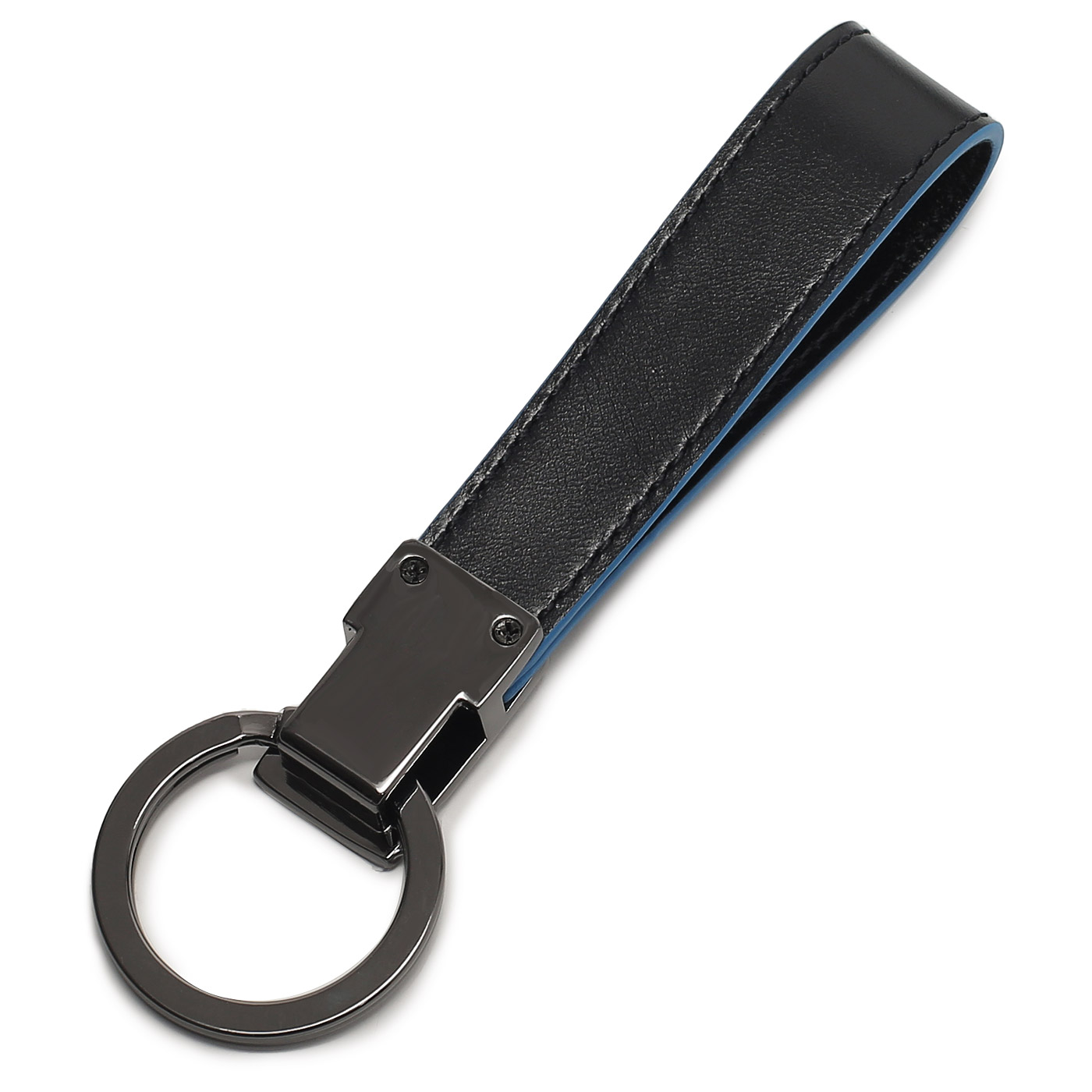 Кожаный брелок Piquadro Blue square