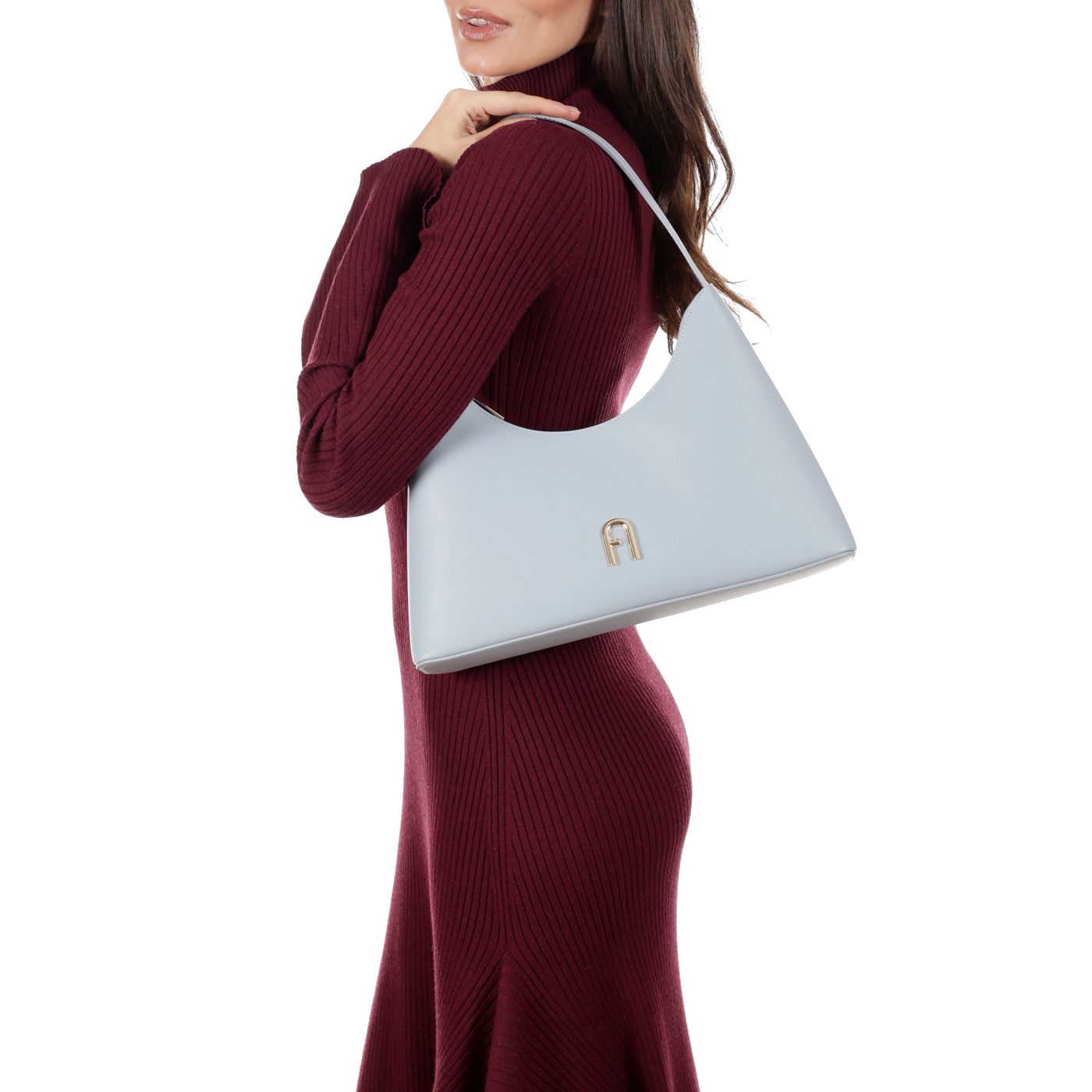 Кожаная сумка Furla Diamante