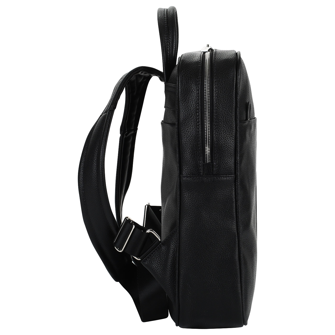 Кожаный мужской рюкзак на двойной молнии Stevens 