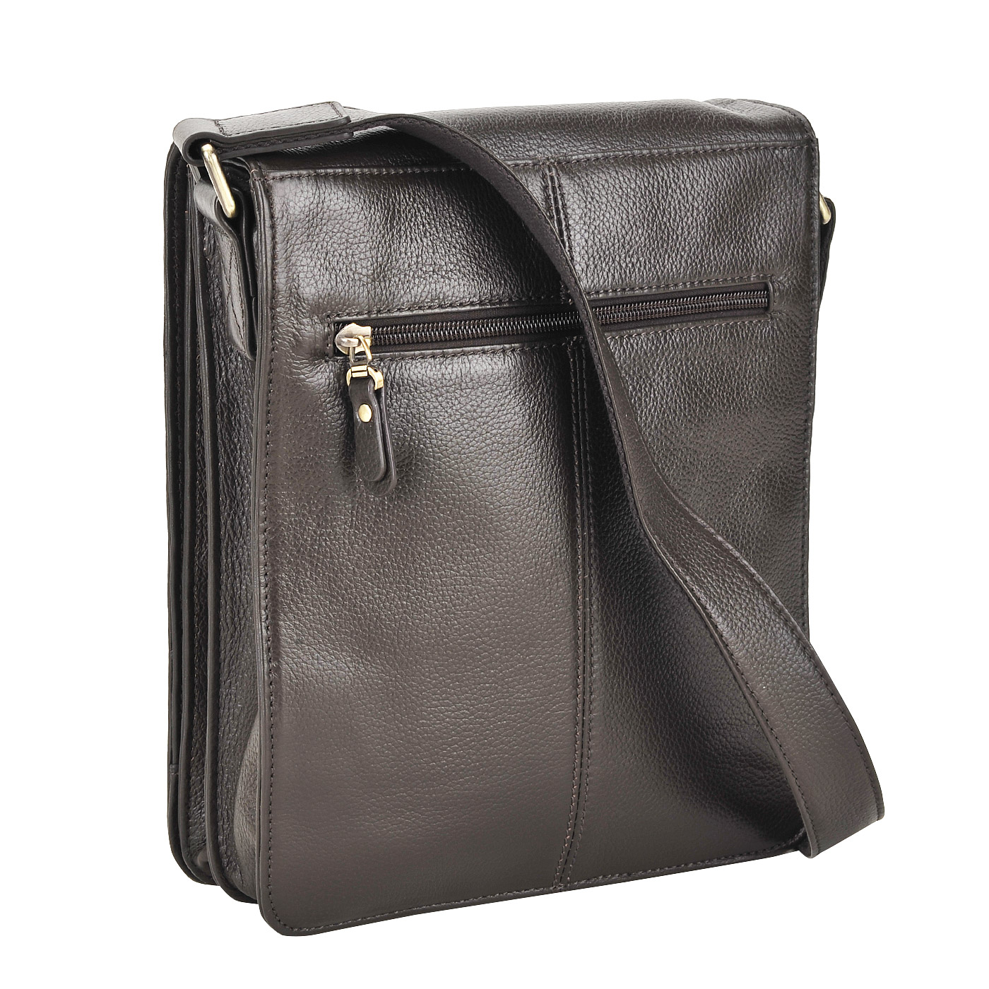 Мужская кожаная сумка через плечо Dr. Koffer 