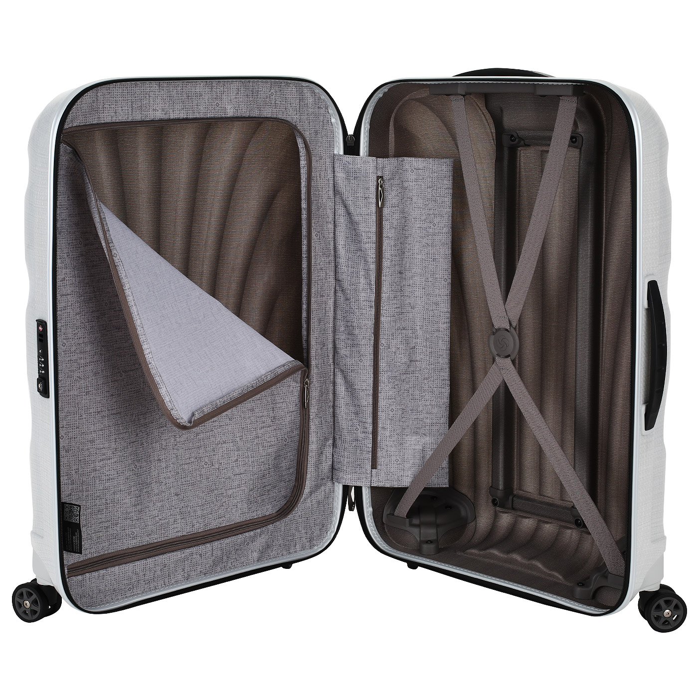 Чемодан средний M из материала Curv с кодовым замком Samsonite C-Lite