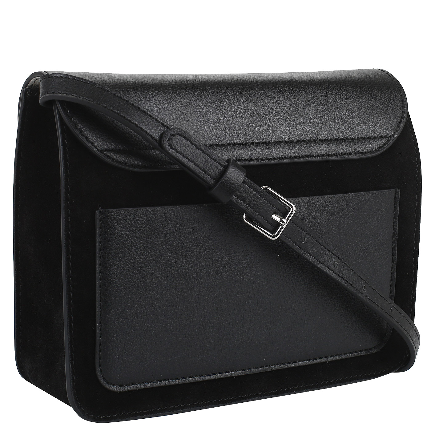 Сумочка из кожи и замши Coccinelle Sandy bimaterial