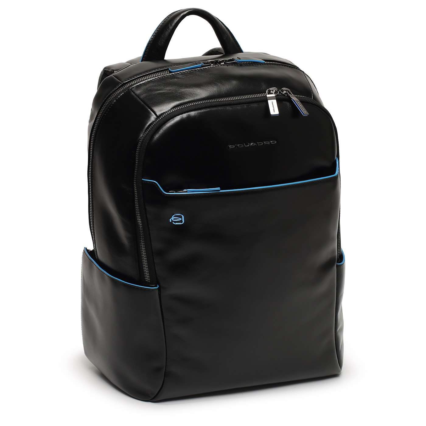 Кожаный рюкзак Piquadro Blue square