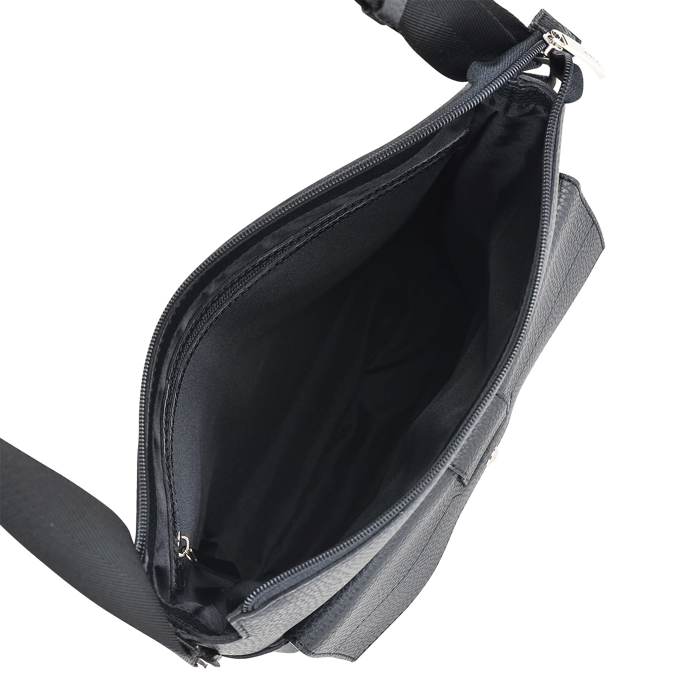 Мужская черная сумка через плечо Stevens 