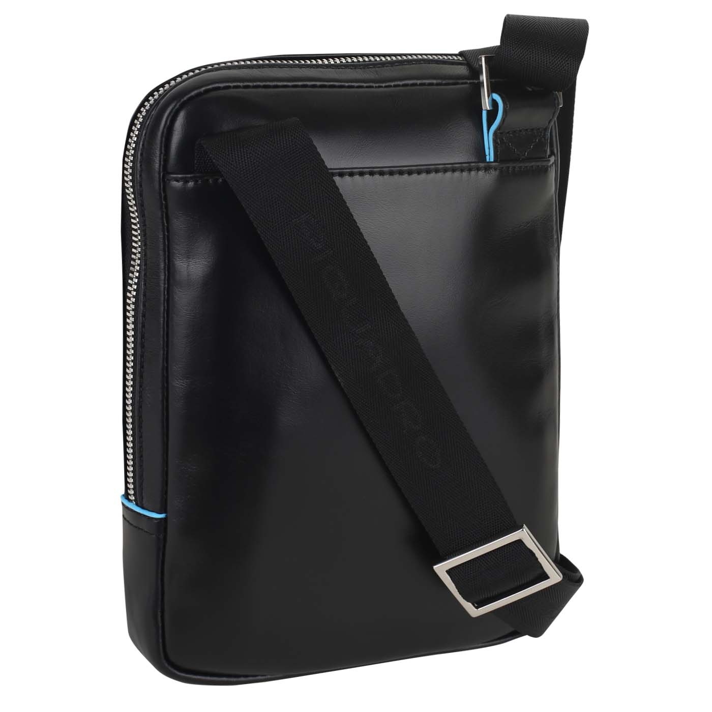 Кожаная сумка через плечо Piquadro Blue square