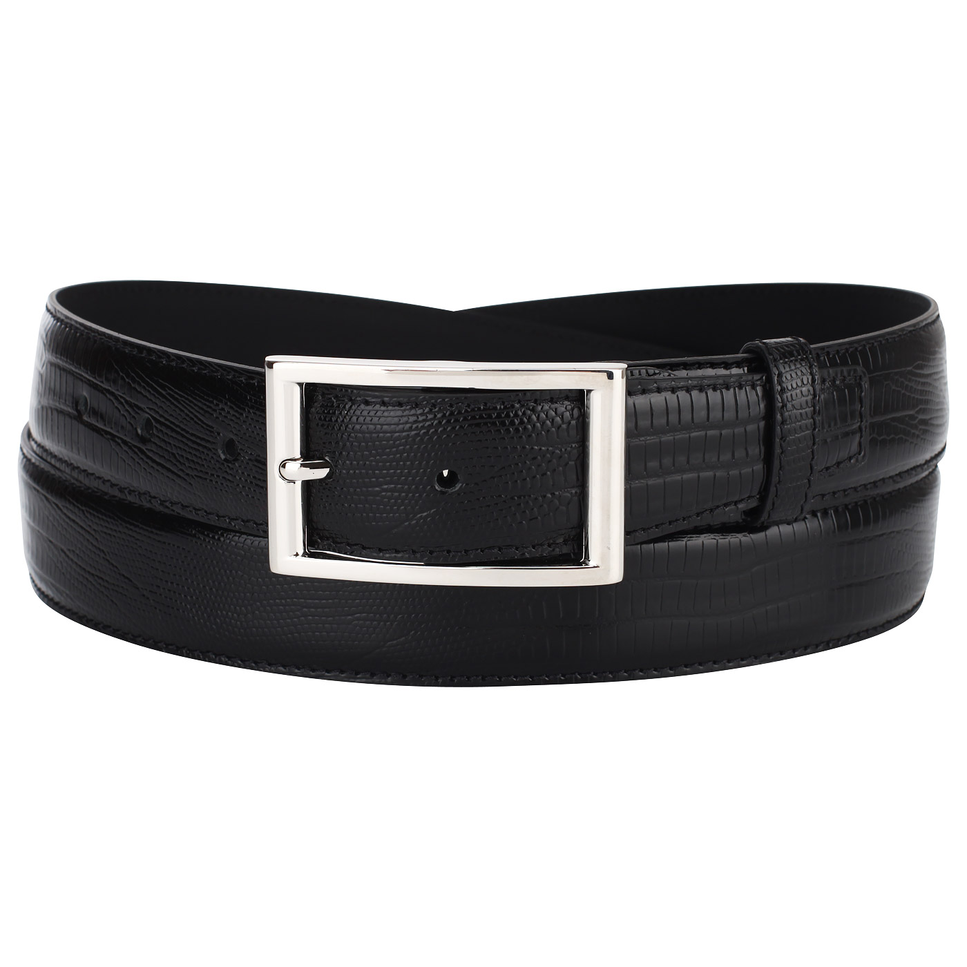 Mayrhoff Черный ремень с открытой пряжкой