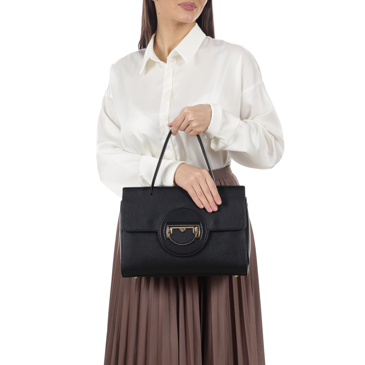 Кожаная сумка Carlo Salvatelli Tiziana gemma