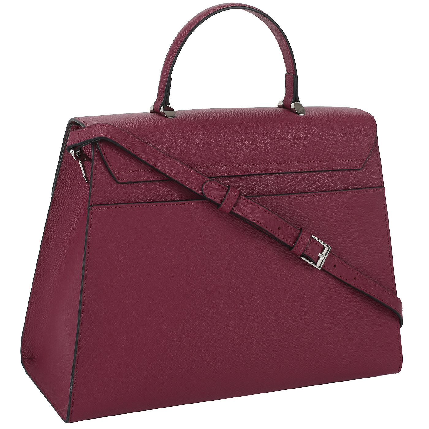 Сафьяновая сумка с откидным клапаном Cromia Perla