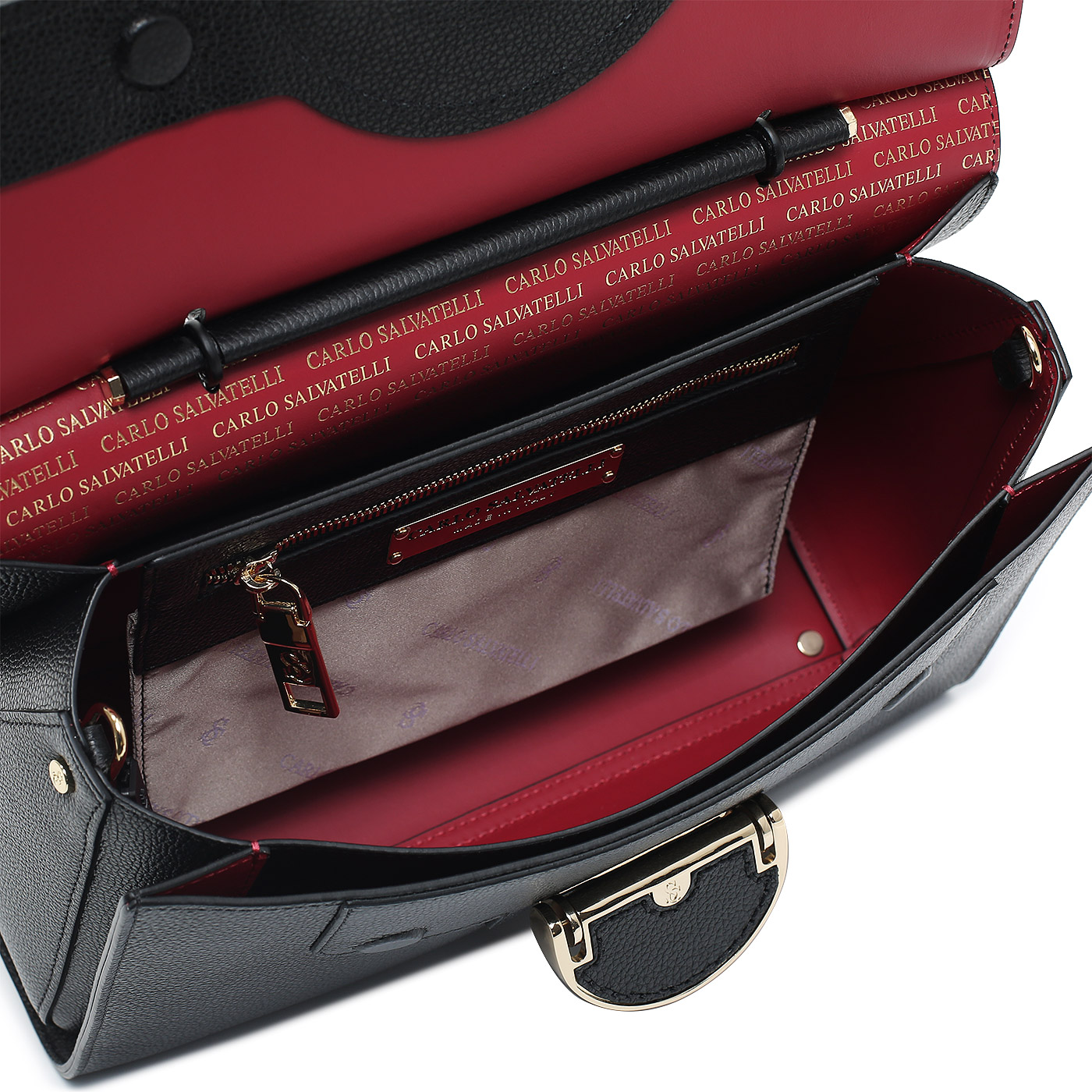 Кожаная сумка Carlo Salvatelli Tiziana gemma