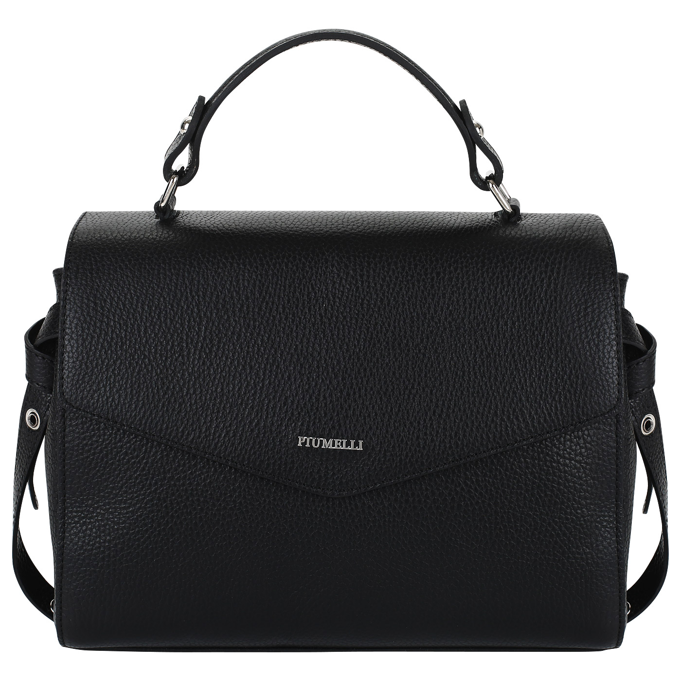 Piumelli Черная кожаная сумка