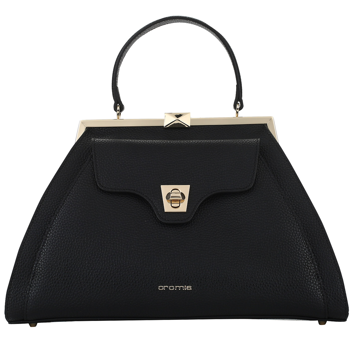 Cromia Черная сумка с плечевым ремешком