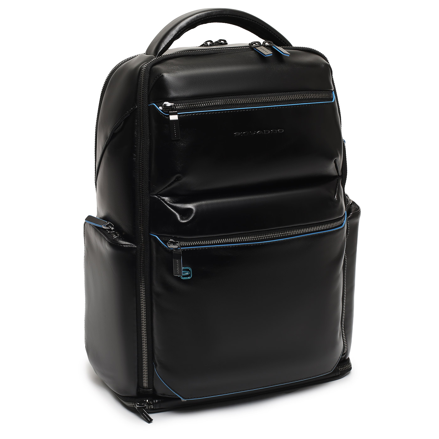 Кожаный рюкзак Piquadro Blue square