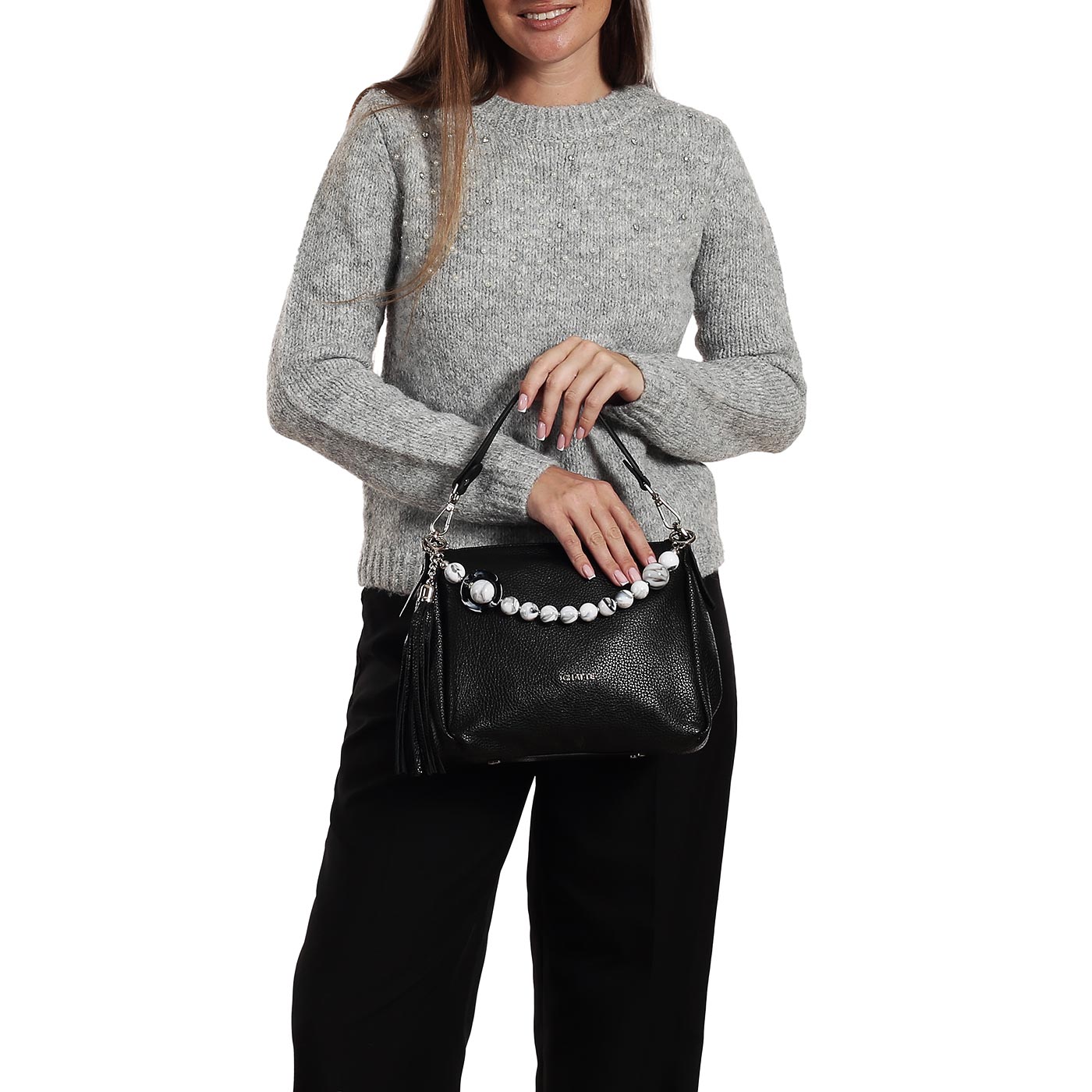 Кожаная сумка Chatte Lille