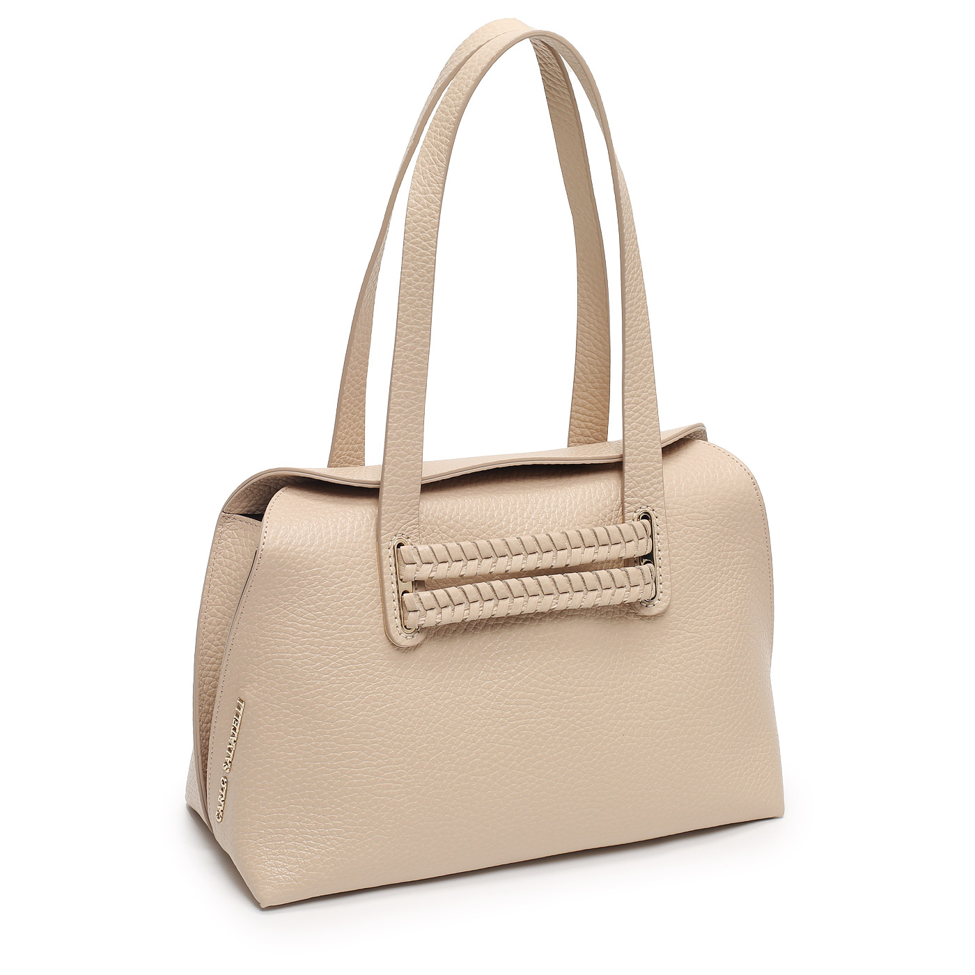 Кожаная сумка Carlo Salvatelli Charlotte cervino