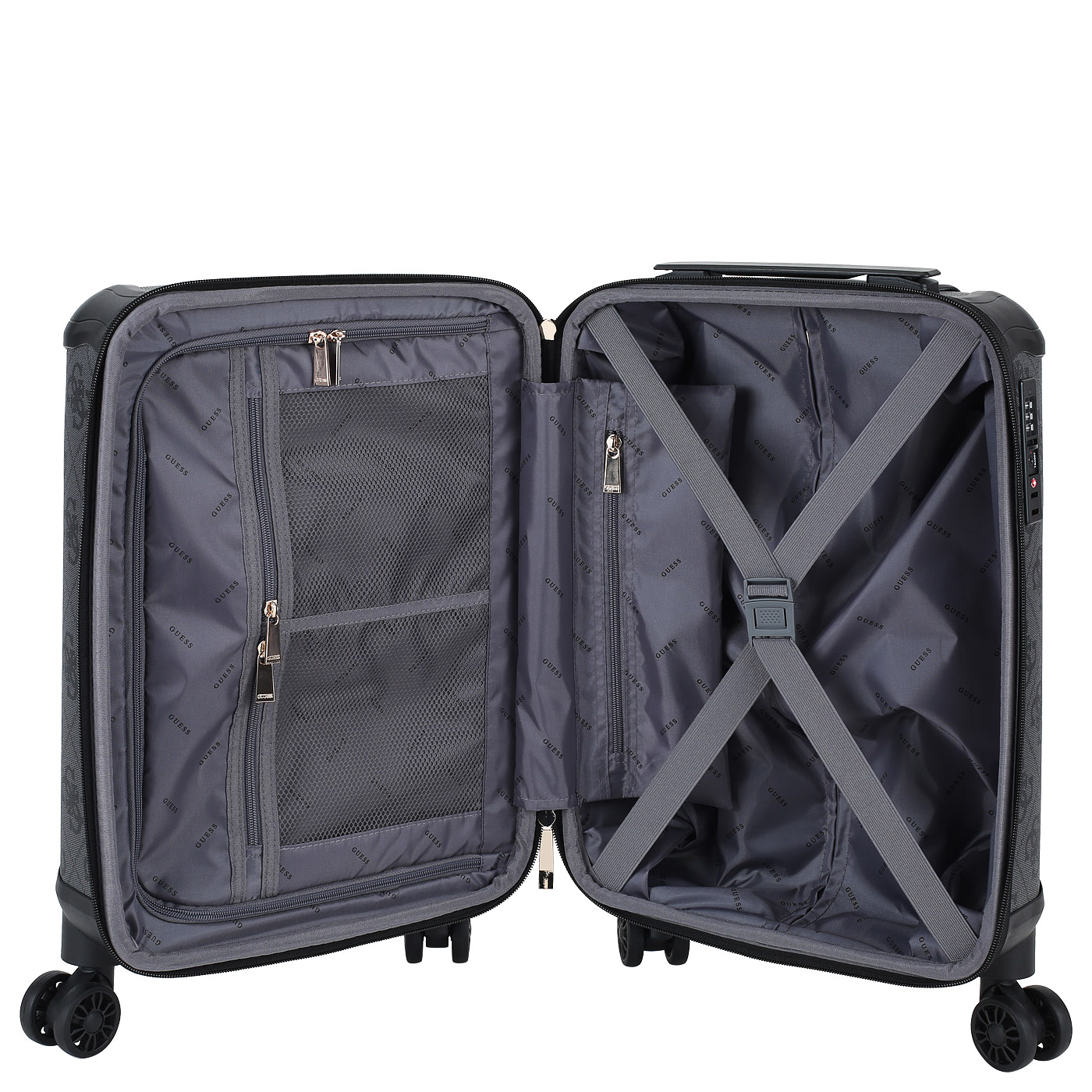 Чемодан маленький S из полиурeтана Guess Kallisto