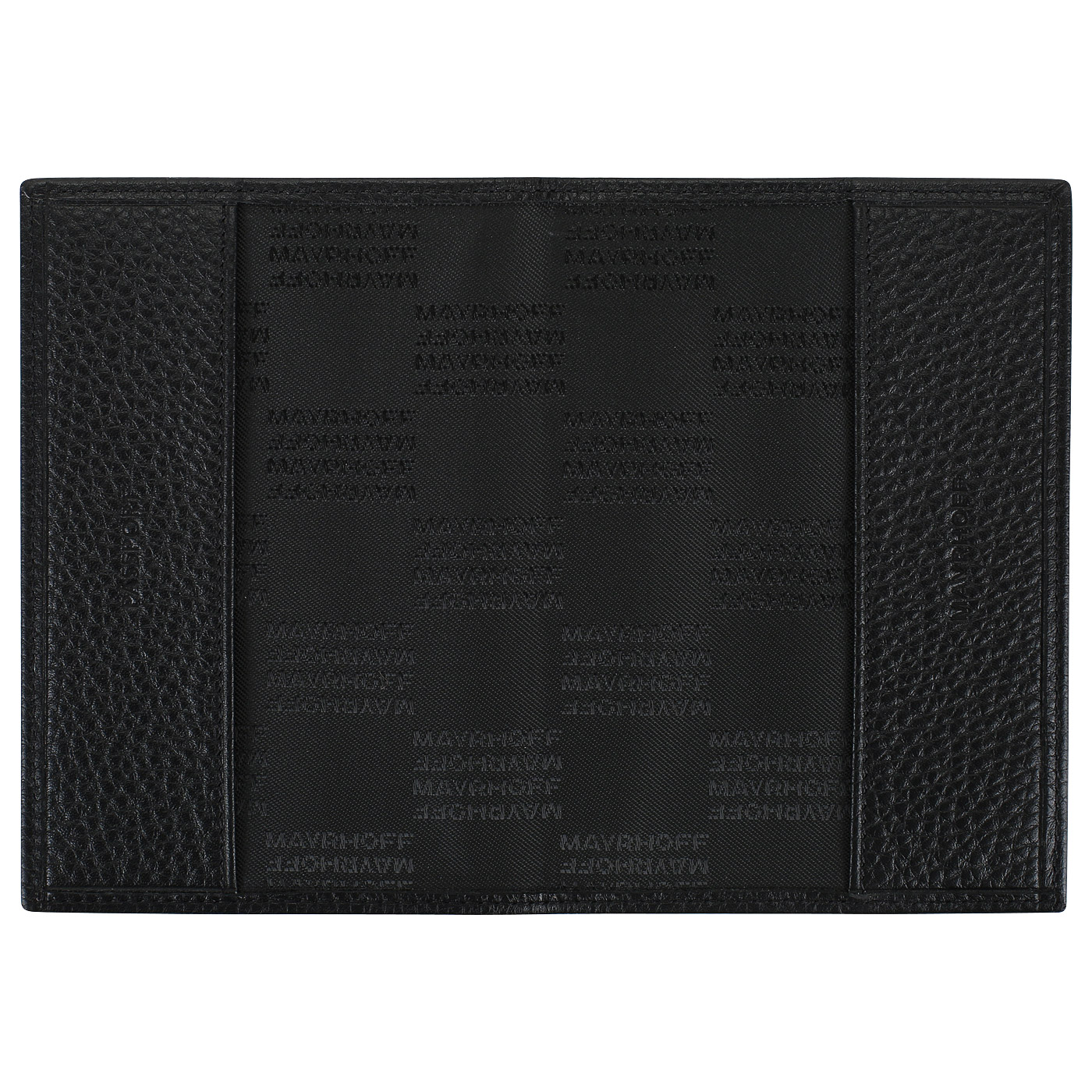 Черная кожаная обложка на паспорт Mayrhoff Witten